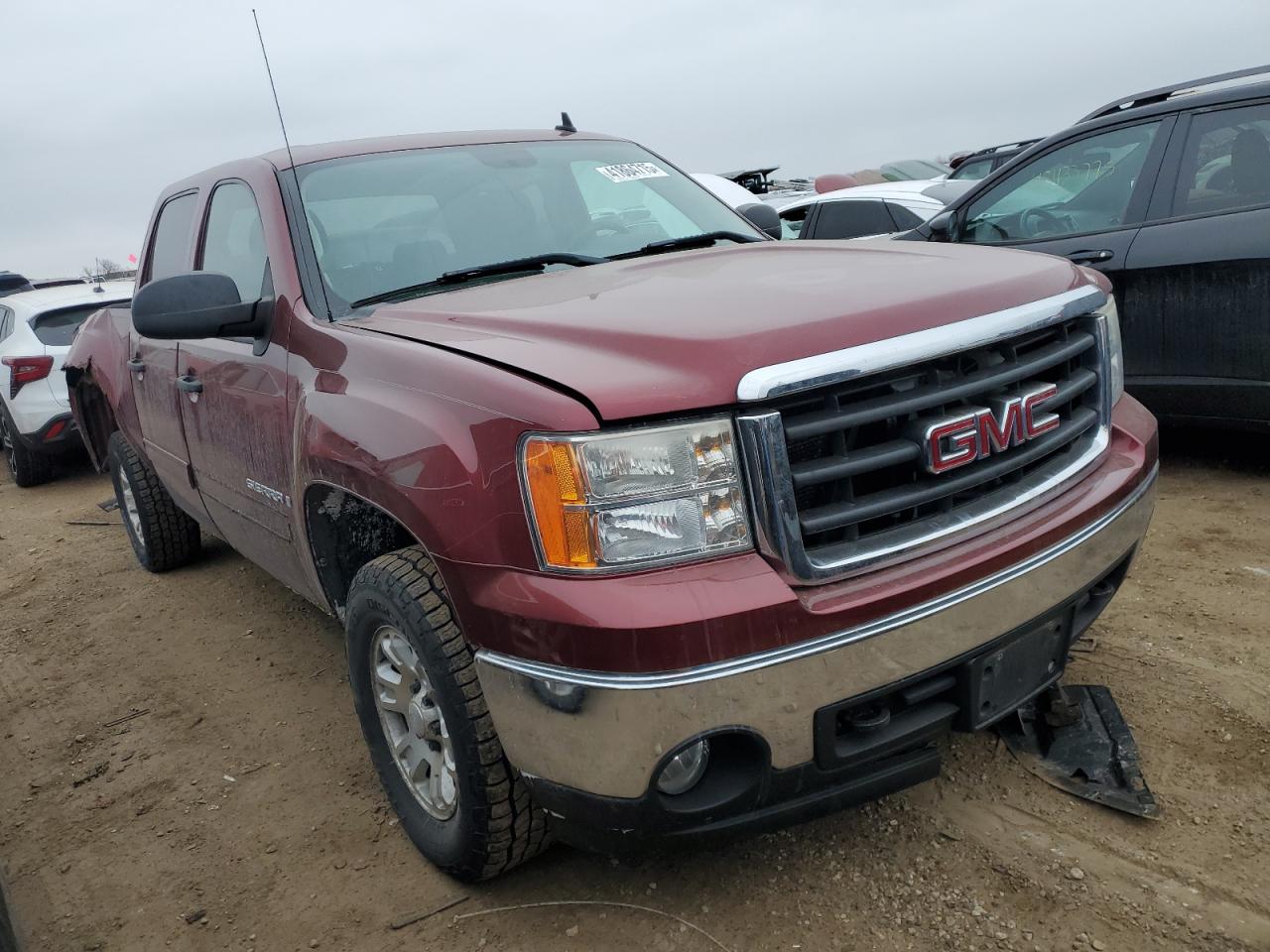 2008 GMC Sierra VIN 3GTEK13398G262425 Copart auction photo, rear end damage thumbnail 4