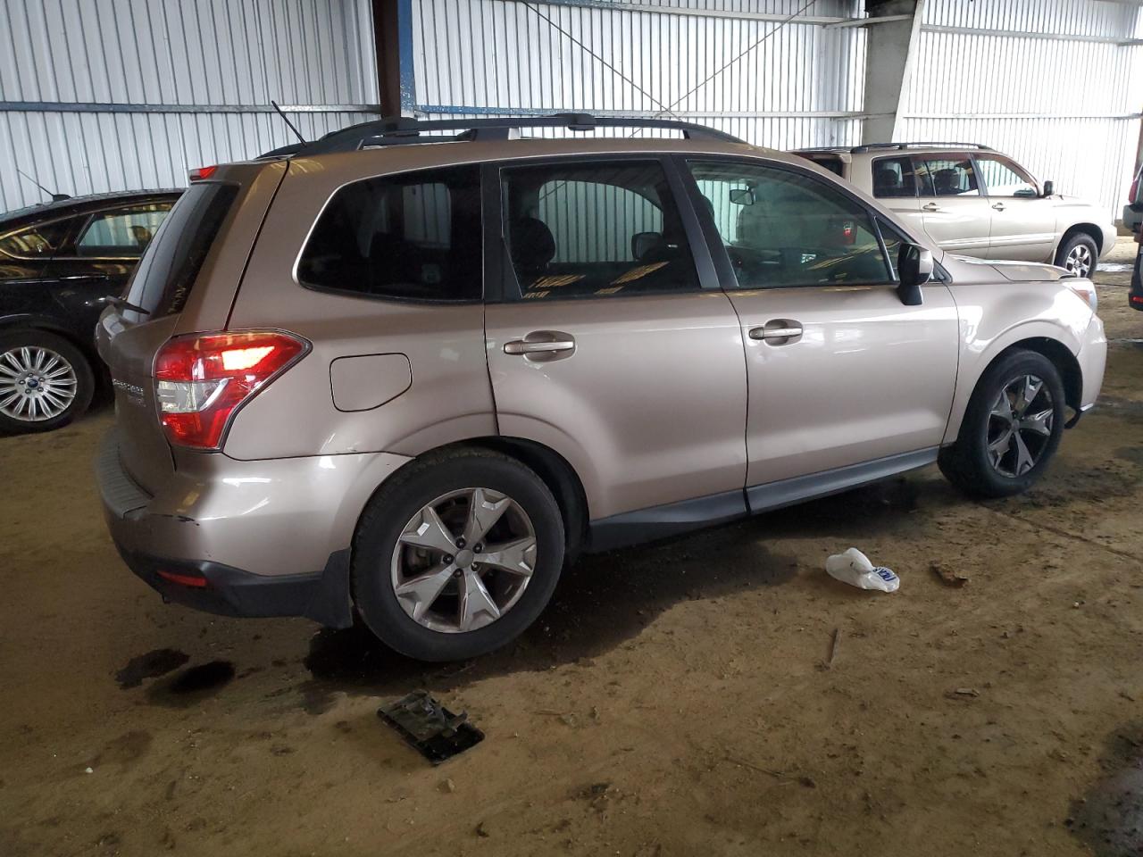 2014 Subaru Forester VIN JF2SJAEC1EH419774 Copart auction photo, rear end damage thumbnail 3