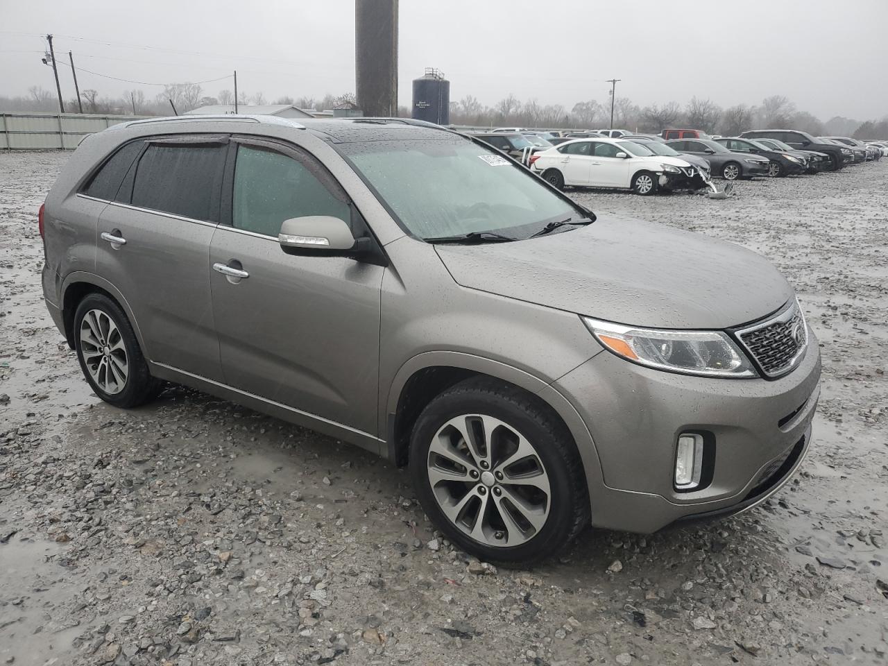 2014 KIA Sorento VIN 5XYKW4A75EG527351 Copart auction photo, rear end damage thumbnail 4