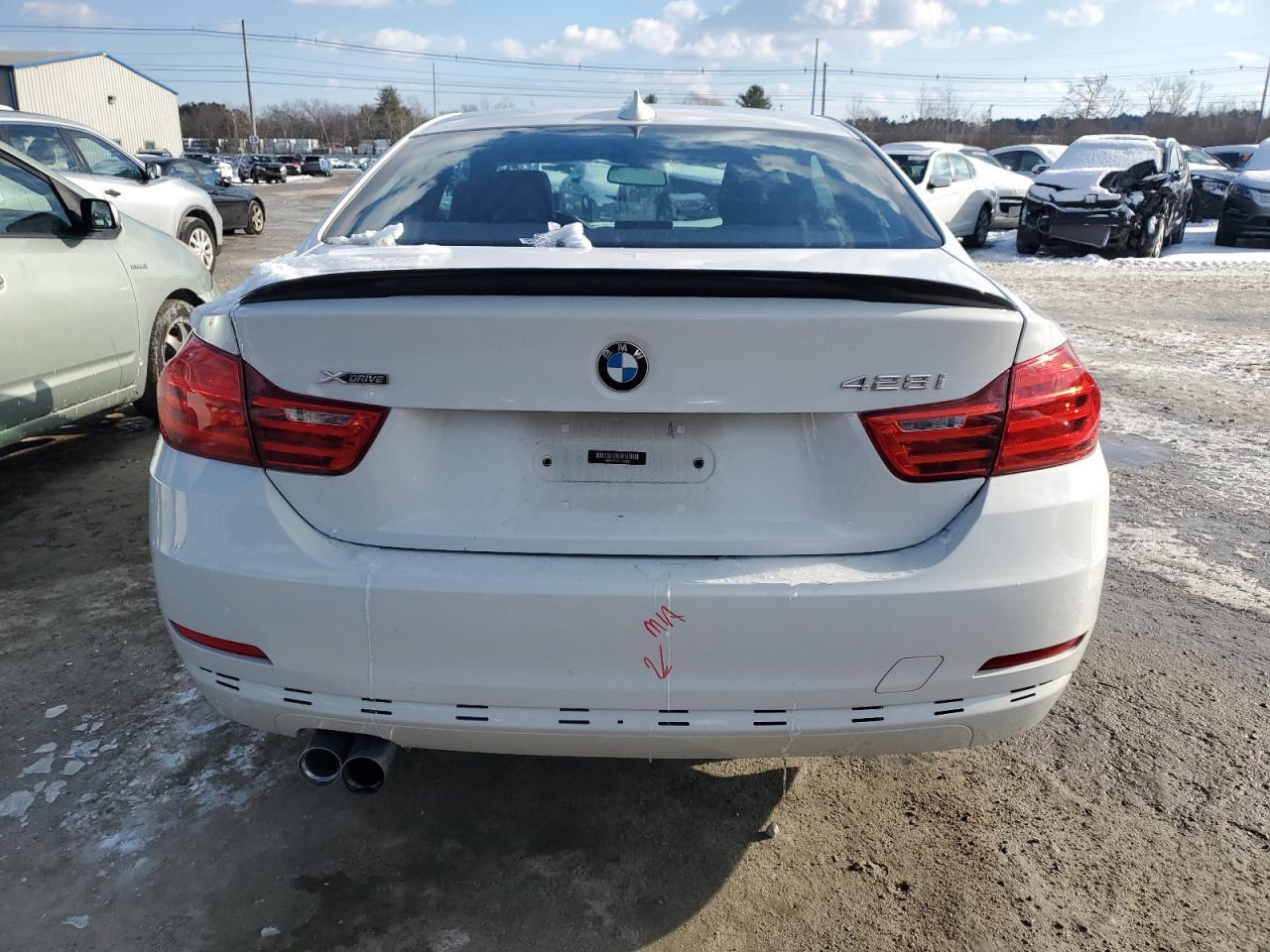 2014 BMW 4er VIN WBA3N9C52EF720802 Copart auction photo, front end damage thumbnail 6