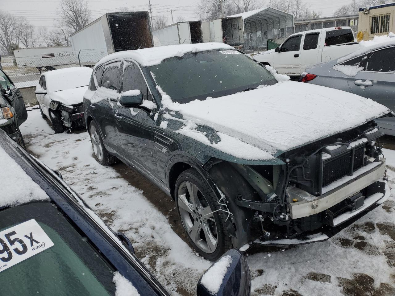 2021 Genesis Gv80 VIN KMUHCESC9MU074852 Copart auction photo, front end damage thumbnail 4
