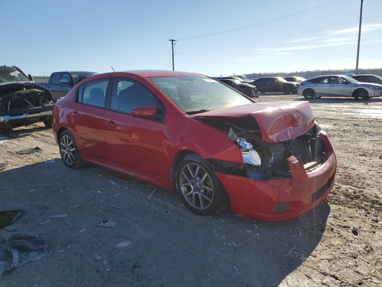 2007 Nissan Sentra VIN 3N1CB61E47L702231 Copart auction photo, front end damage thumbnail 4