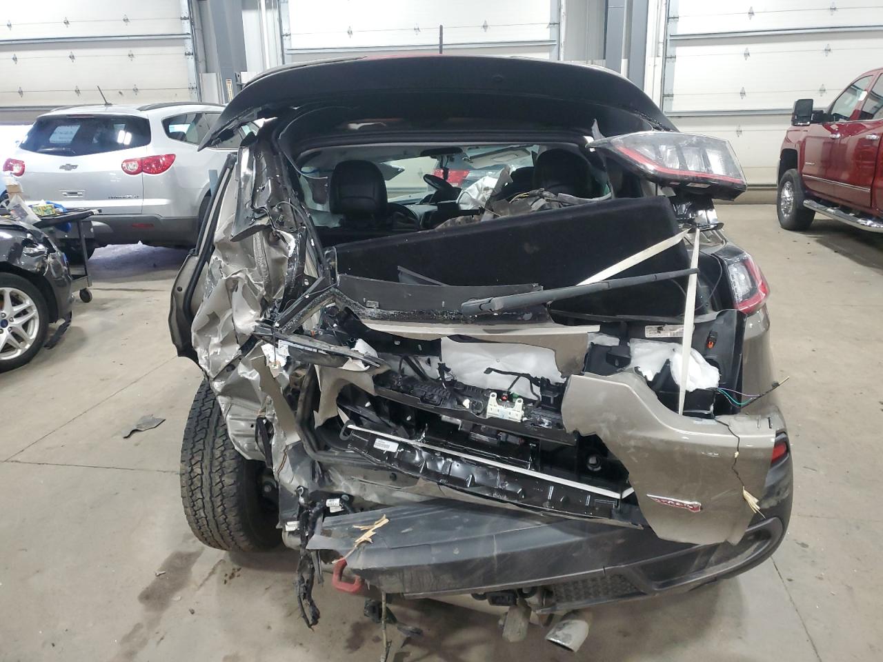 2021 Jeep Cherokee VIN 1C4PJMBX5MD206278 Copart auction photo, rollover damage thumbnail 6