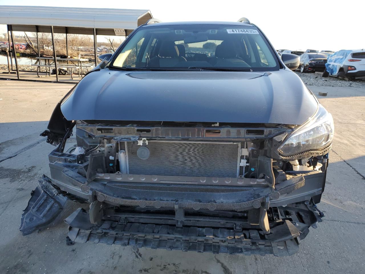 2021 Subaru XV VIN JF2GTAPCXM8263147 Copart auction photo, front end / undercarriage damage thumbnail 5
