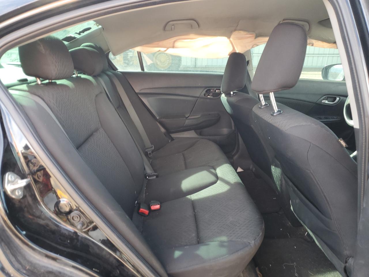 2014 Honda Civic VIN 19XFB2E5XEE043375 Copart auction photo, rear end / side damage thumbnail 10