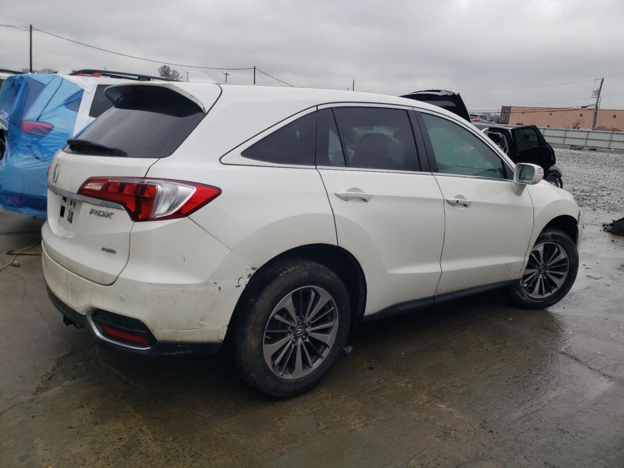 2017 Acura RDX VIN 5J8TB4H74HL021087 Copart auction photo, undercarriage / front end damage thumbnail 3