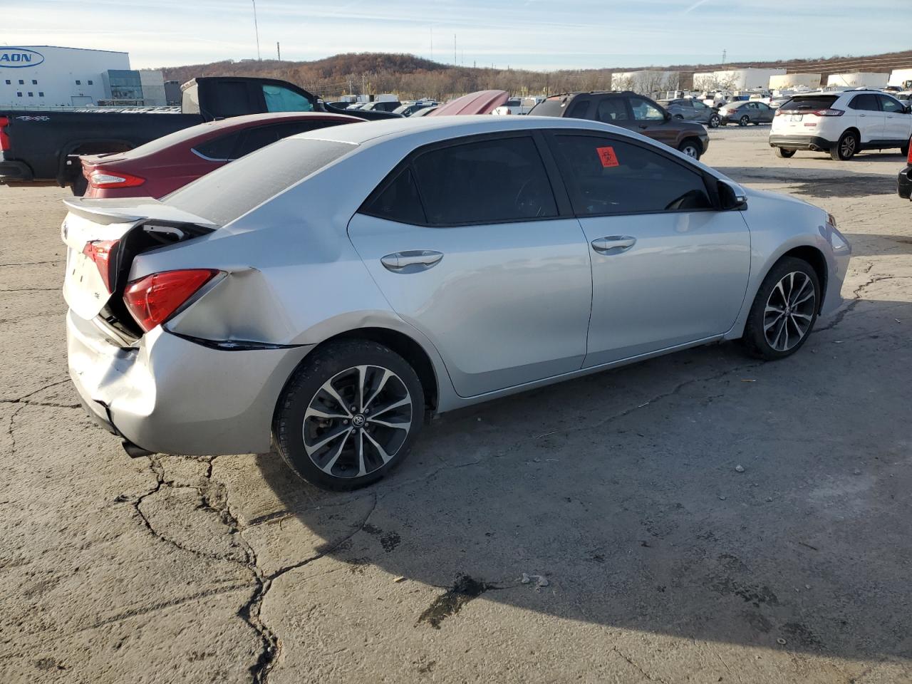 2017 Toyota Corolla VIN 5YFBURHE9HP638007 Copart auction photo, rear end damage thumbnail 3