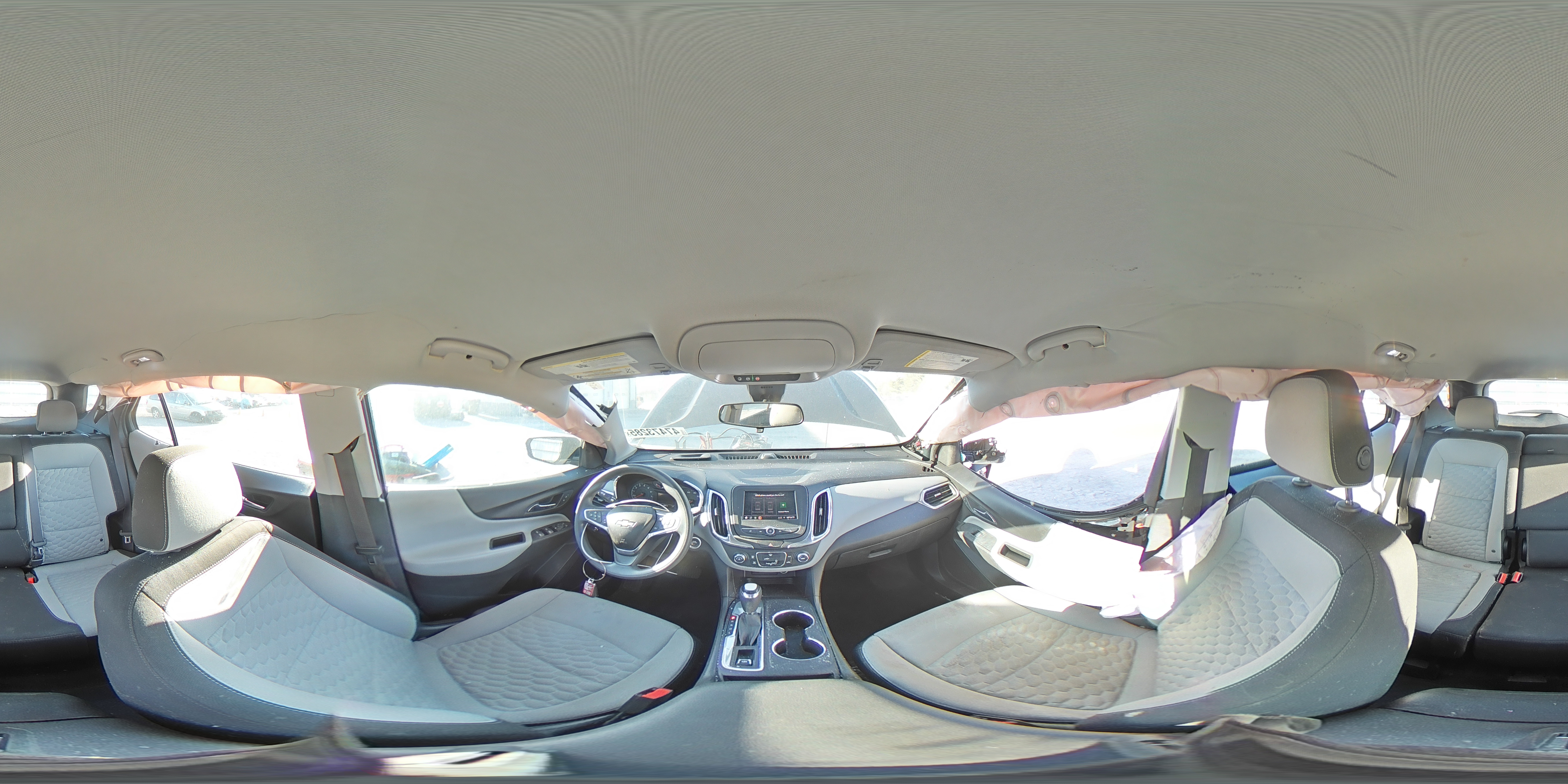 2020 Chevrolet Equinox VIN 3GNAXHEV0LS523204 Copart auction photo, side / rear end damage thumbnail 13
