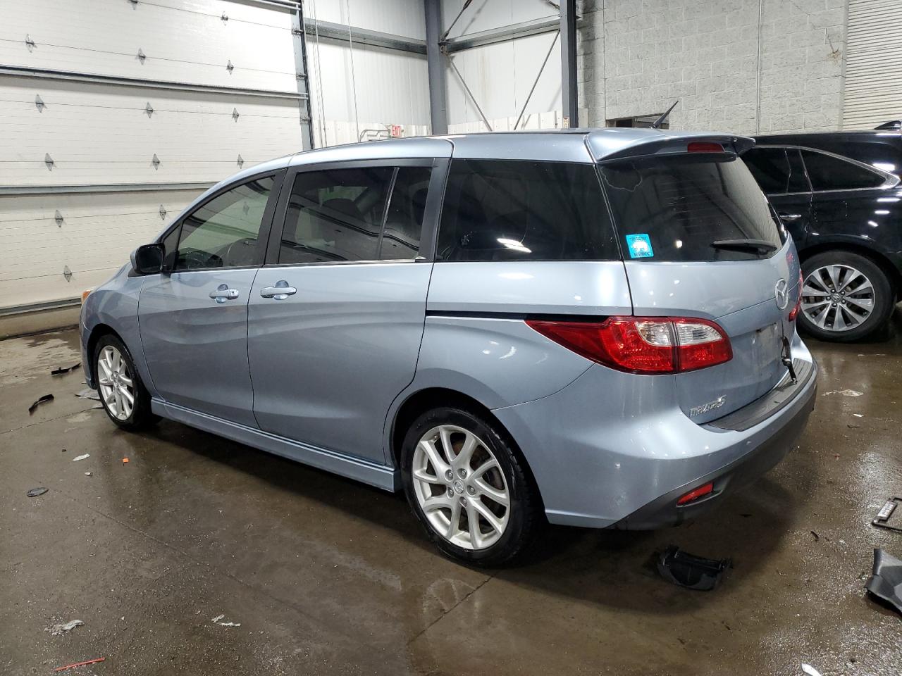 2012 Mazda 5 VIN JM1CW2DL9C0118337 Copart auction photo, vandalism damage thumbnail 2