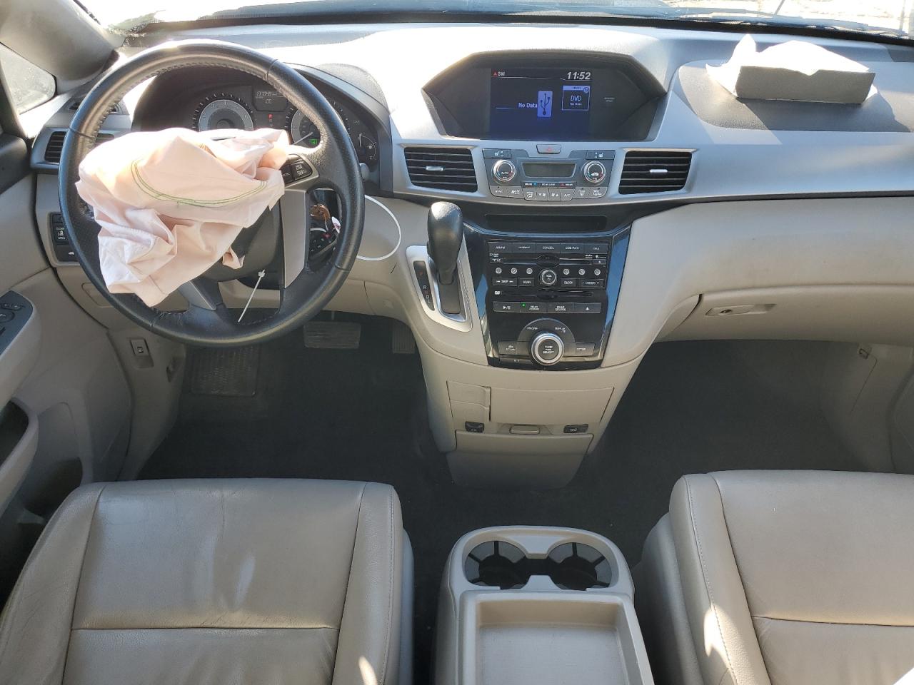 2012 Honda Odyssey VIN 5FNRL5H60CB096741 Copart auction photo, front end / side damage thumbnail 8