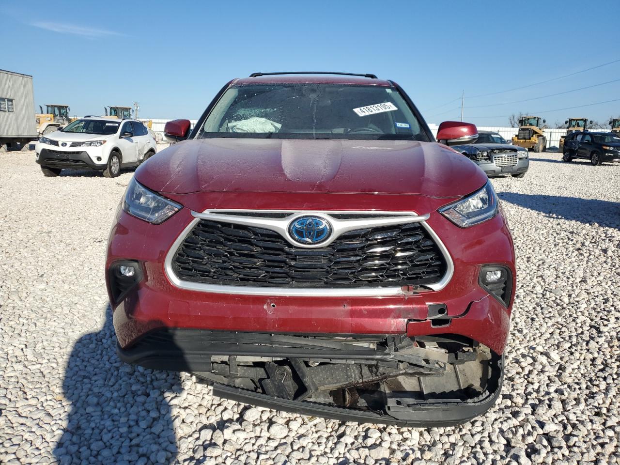 2020 Toyota Highlander VIN 5TDZARAH7LS500218 Copart auction photo, front end / minor dent/scratches damage thumbnail 5
