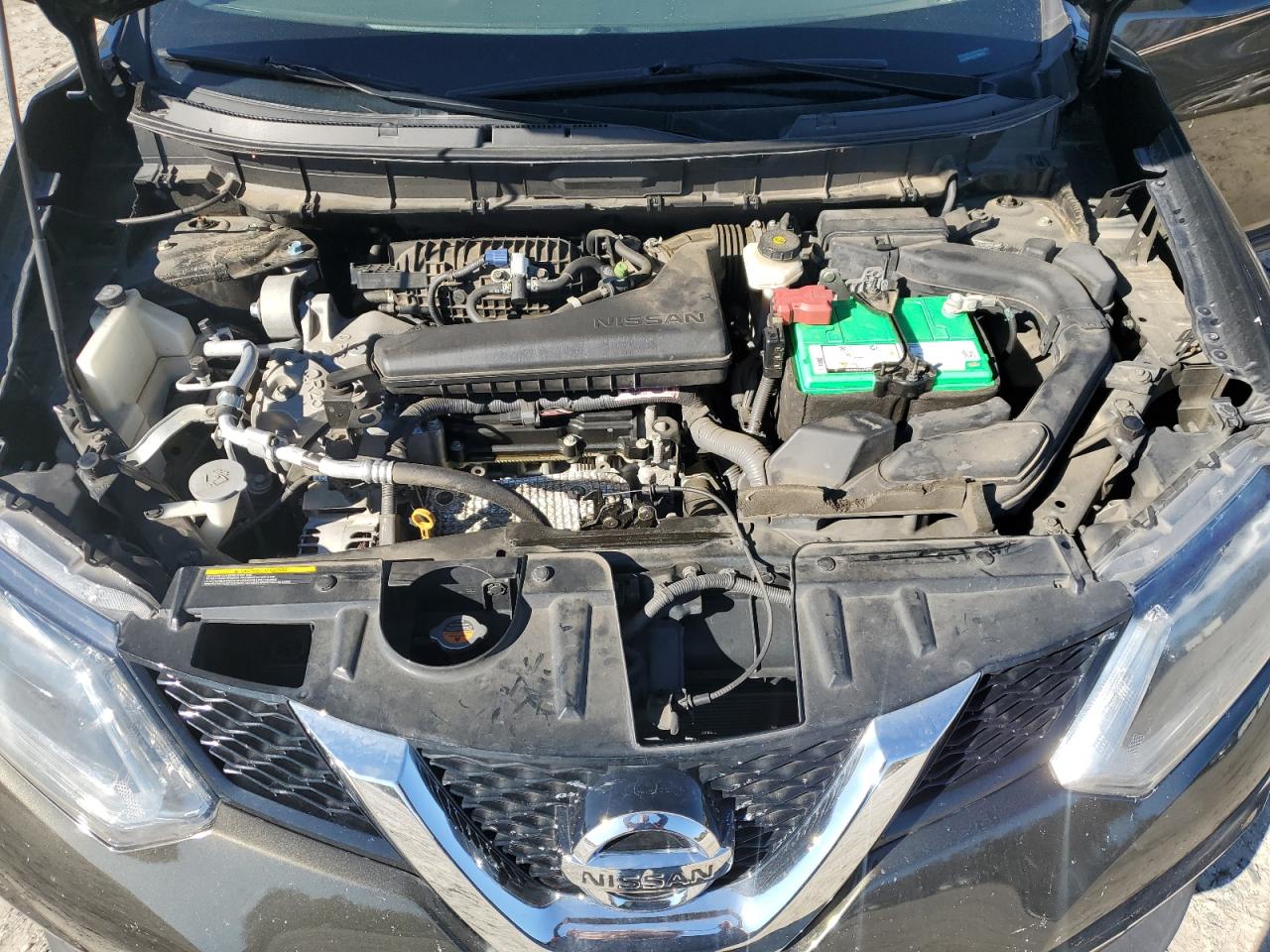 2014 Nissan Rogue VIN 5N1AT2MT5EC788318 Copart auction photo, top/roof damage thumbnail 12