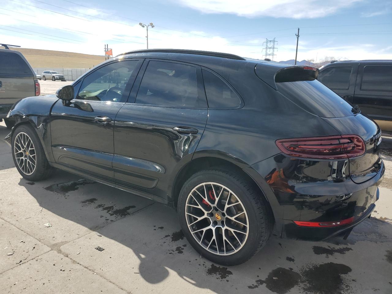 2018 Porsche Macan VIN WP1AF2A54JLB70806 Copart auction photo, front end / hail damage thumbnail 2