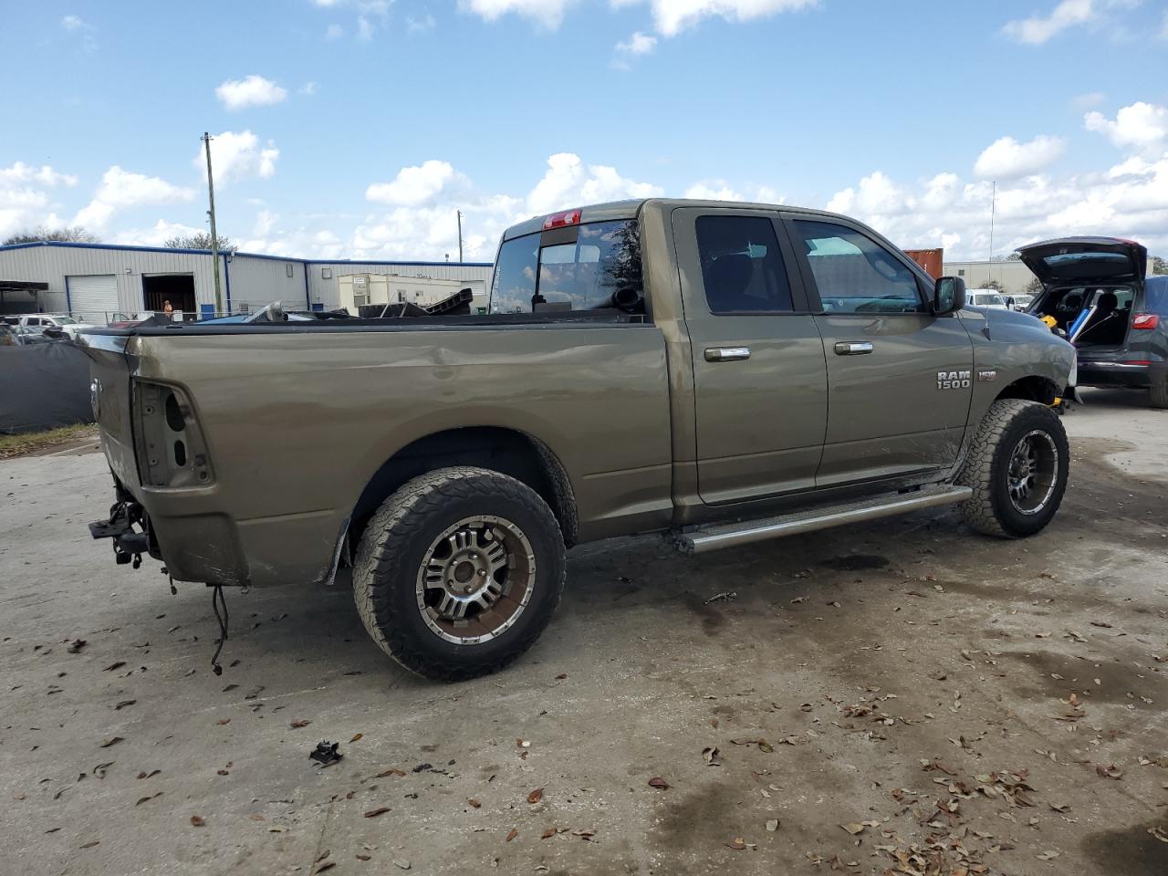 2014 RAM 1500 VIN 1C6RR6GT3ES422380 Copart auction photo, all over damage thumbnail 3