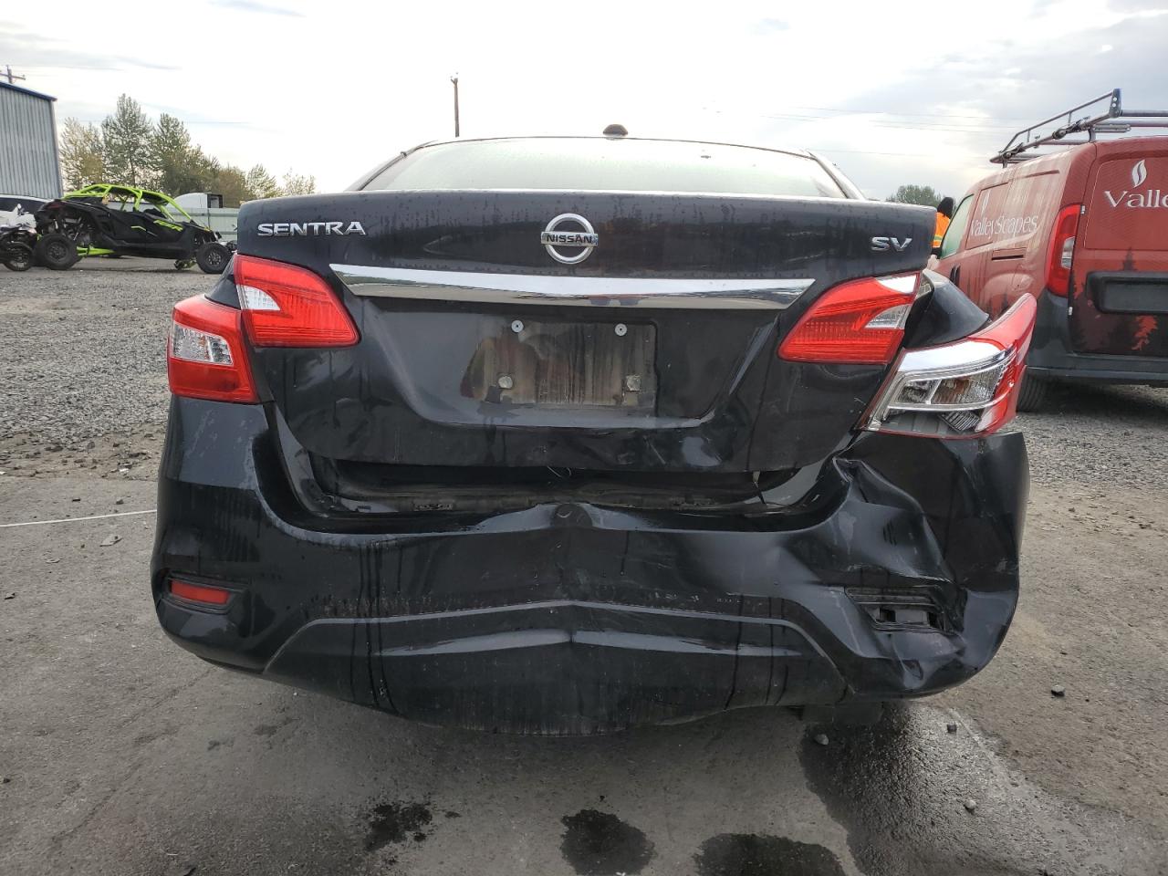2018 Nissan Sentra VIN 3N1AB7AP4JY289493 Copart auction photo, rear end / front end damage thumbnail 6