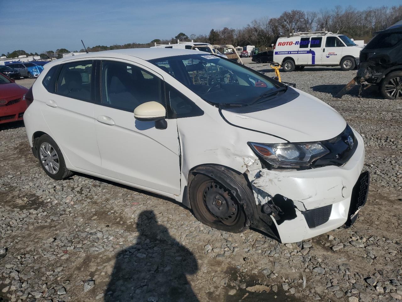 2017 Honda Fit VIN JHMGK5H56HS021245 Copart auction photo, front end damage thumbnail 4