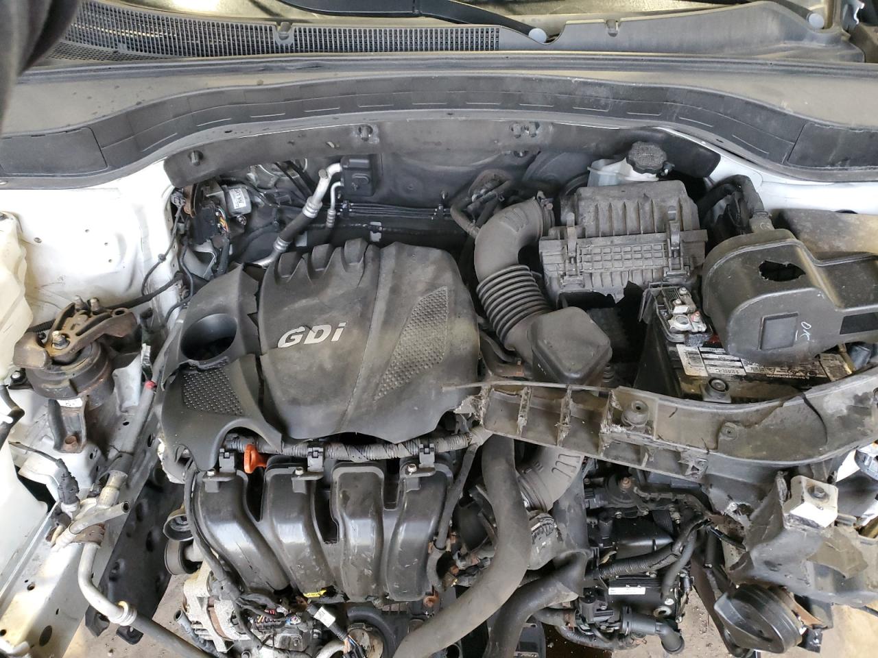 2014 KIA Sorento VIN 5XYKTCA68EG446340 Copart auction photo, front end / side damage thumbnail 12
