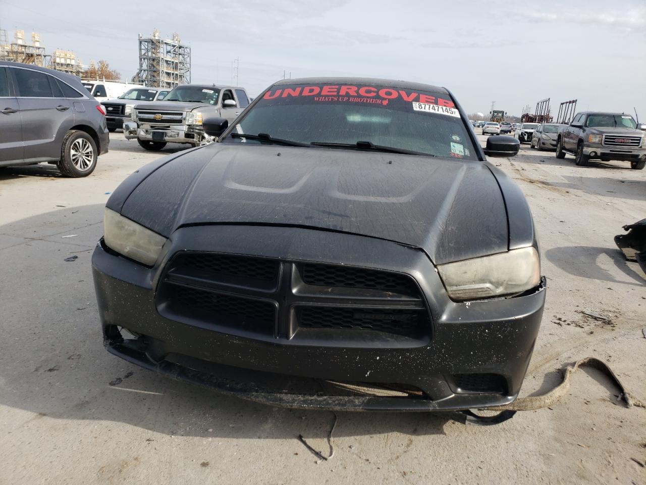 2013 Dodge Charger VIN 2C3CDXAT9DH555103 Copart auction photo, water/flood / rear end damage thumbnail 5