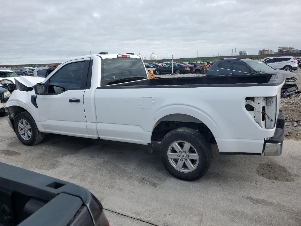 2021 Ford F-150 VIN 1FTMF1CB7MKF12285 Copart auction photo, front end damage thumbnail 2