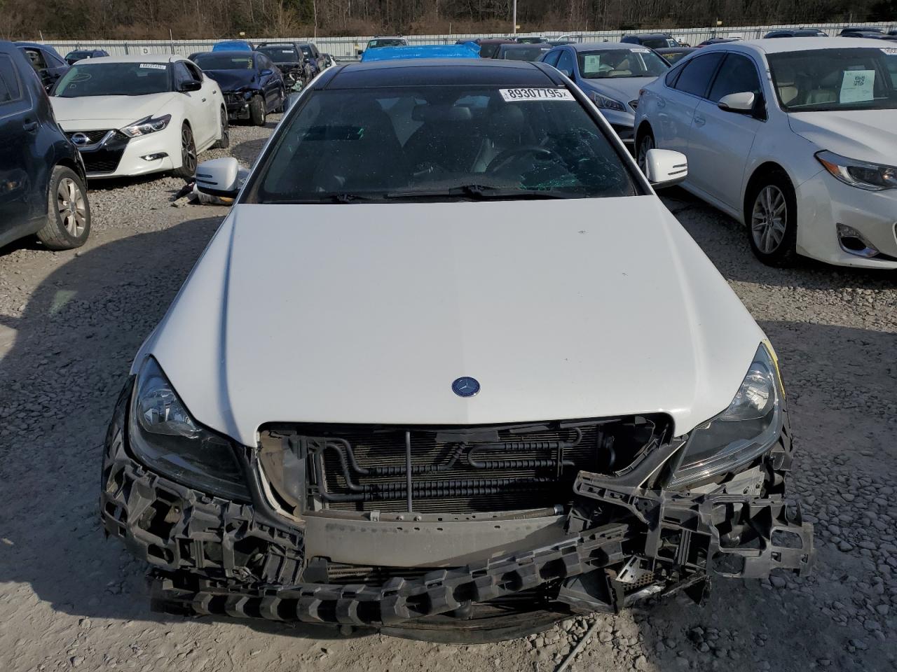2013 Mercedes-Benz C-klasse VIN WDDGJ4HB3DG032999 Copart auction photo, front end damage thumbnail 5