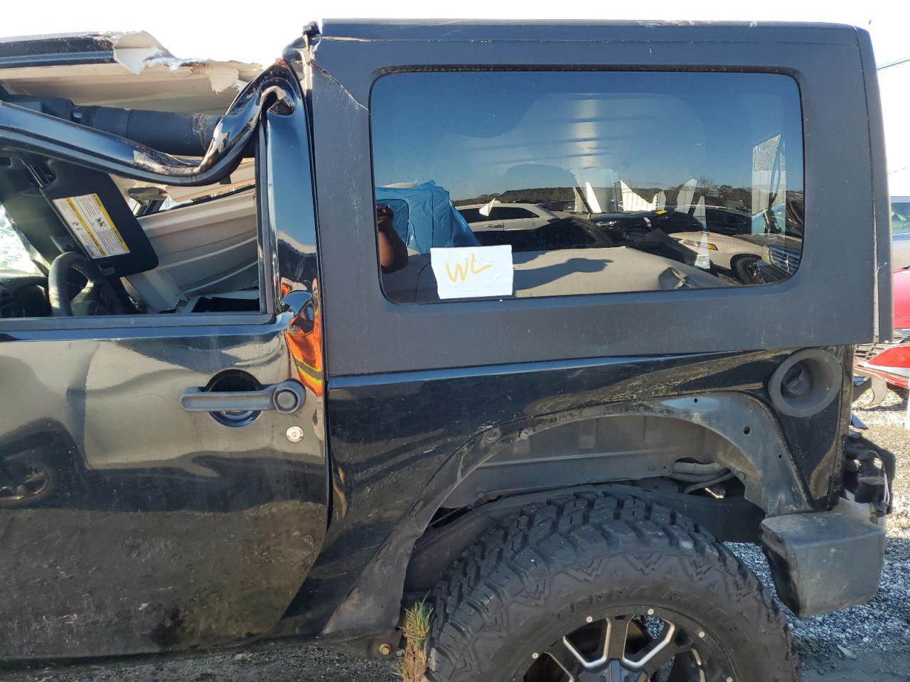 2015 Jeep Wrangler VIN 1C4AJWAG8FL648645 Copart auction photo, water/flood / all over damage thumbnail 12