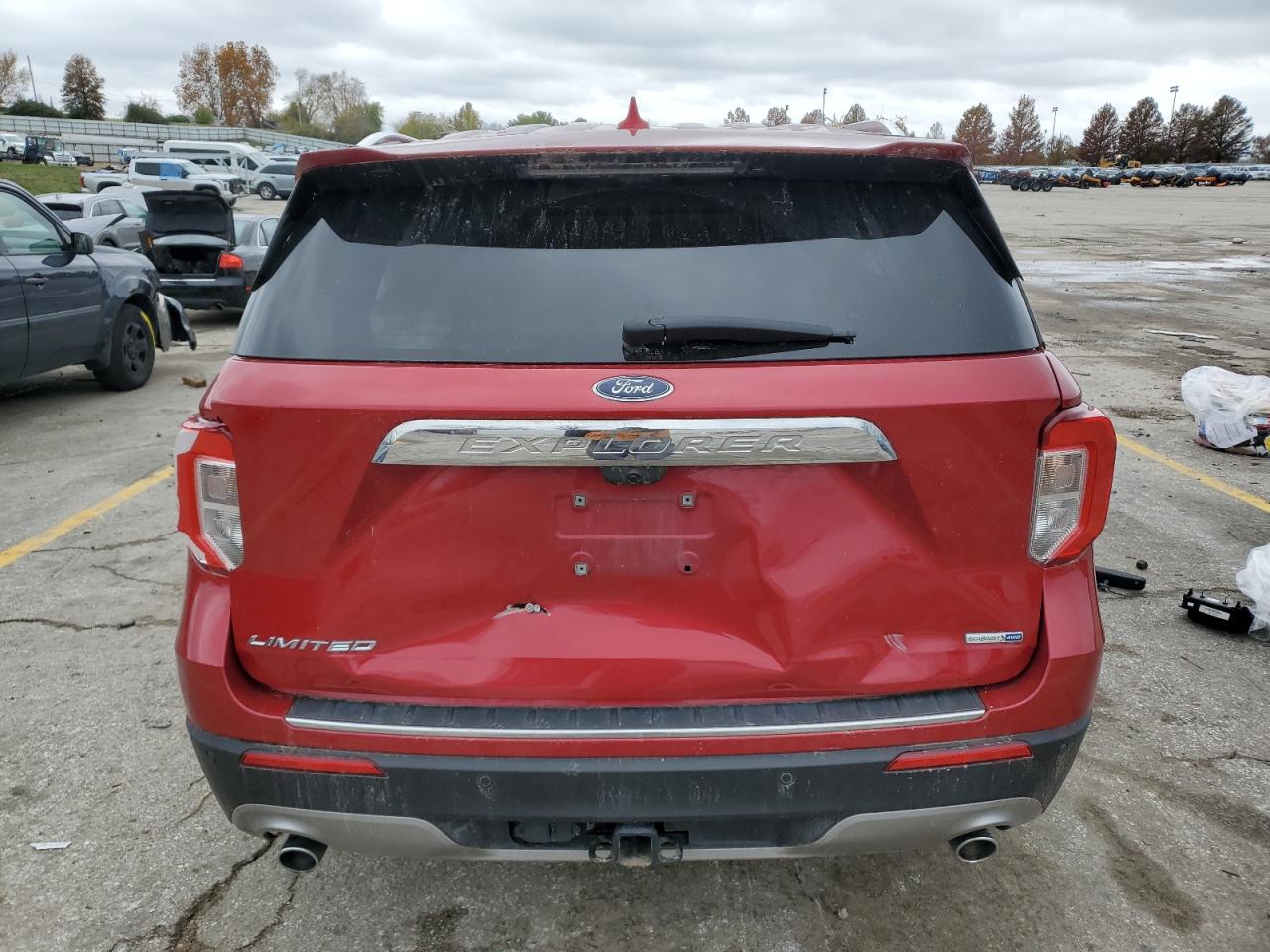 2020 Ford Explorer VIN 1FMSK8FH3LGA26162 Copart auction photo, all over damage thumbnail 6