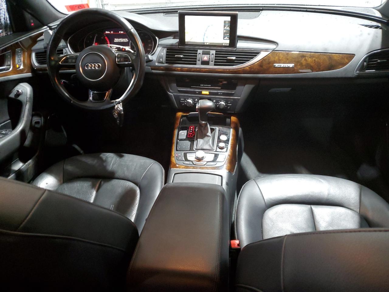 2015 Audi A6 VIN WAUGFAFC8FN035690 Copart auction photo, front end / side damage thumbnail 8