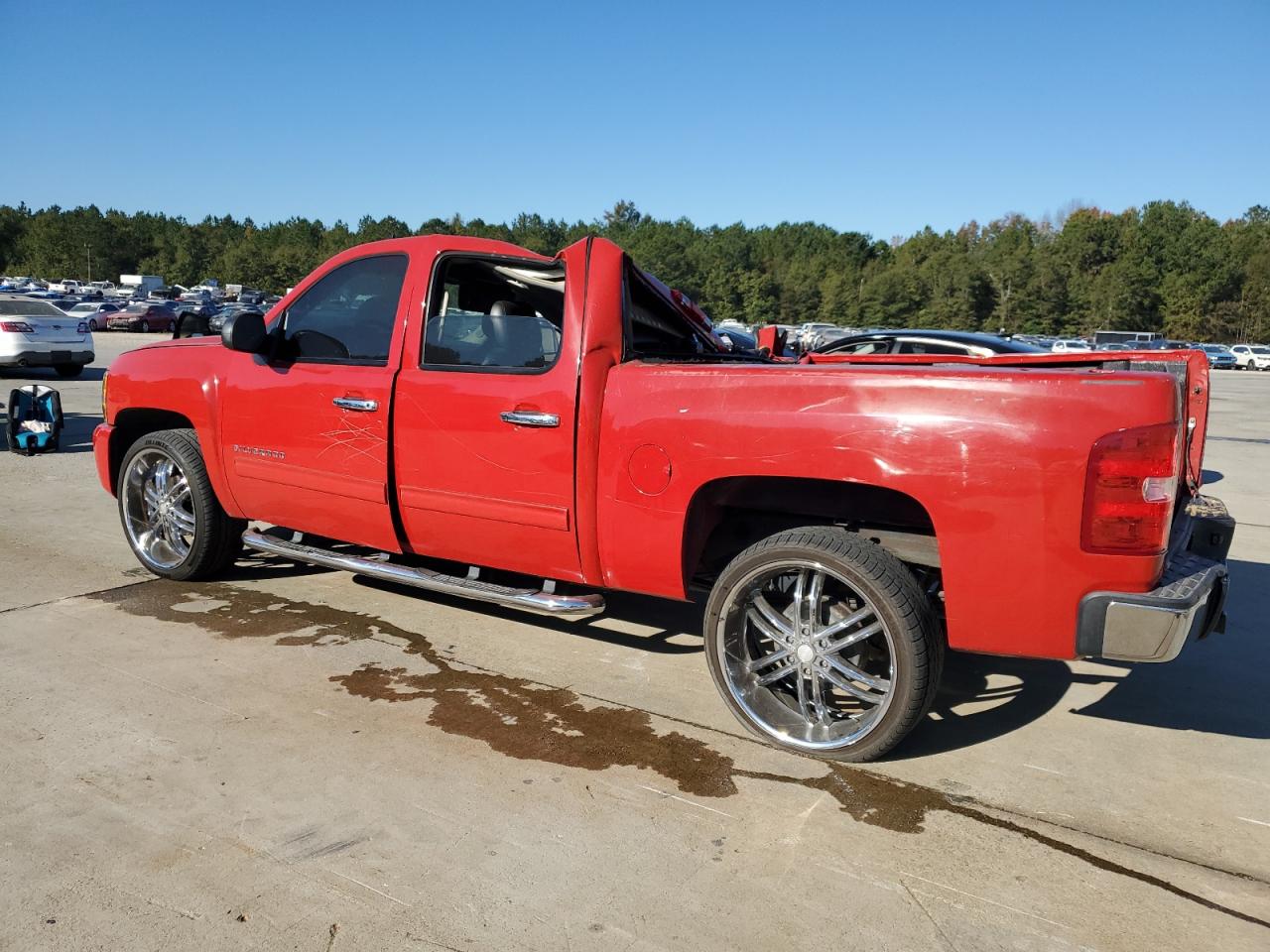 2011 Chevrolet Silverado VIN 3GCPCSE0XBG235515 Copart auction photo, all over / top/roof damage thumbnail 2