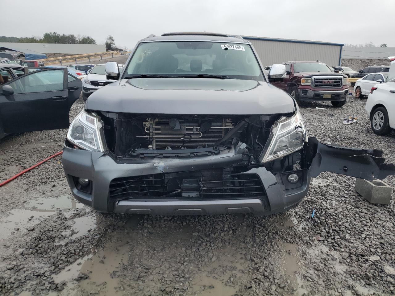 2019 Nissan Armada VIN JN8AY2ND7KX010382 Copart auction photo, front end damage thumbnail 5
