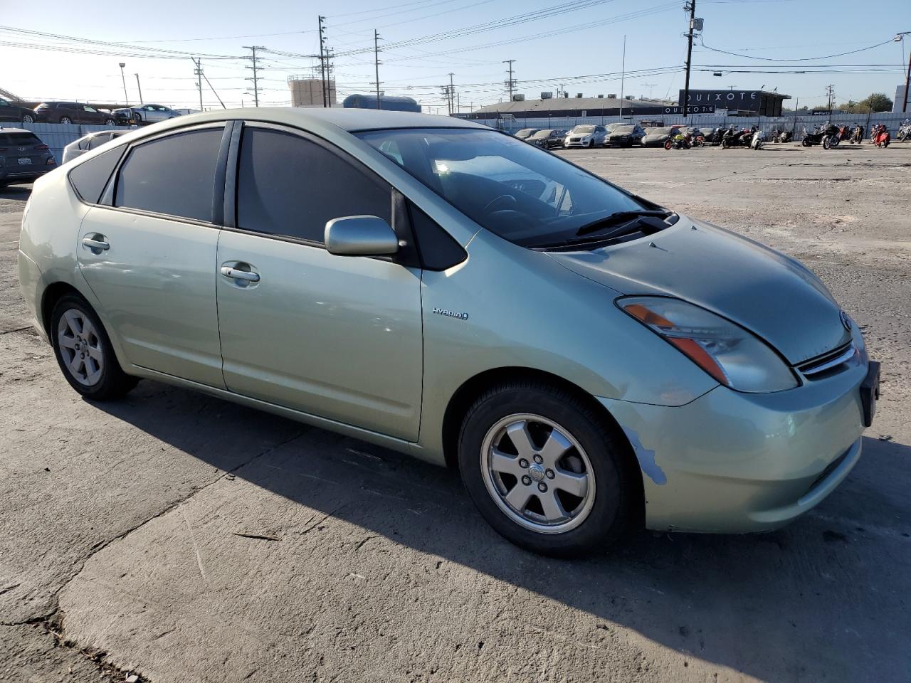 2008 Toyota Prius VIN JTDKB20U383316648 Copart auction photo, all over damage thumbnail 4