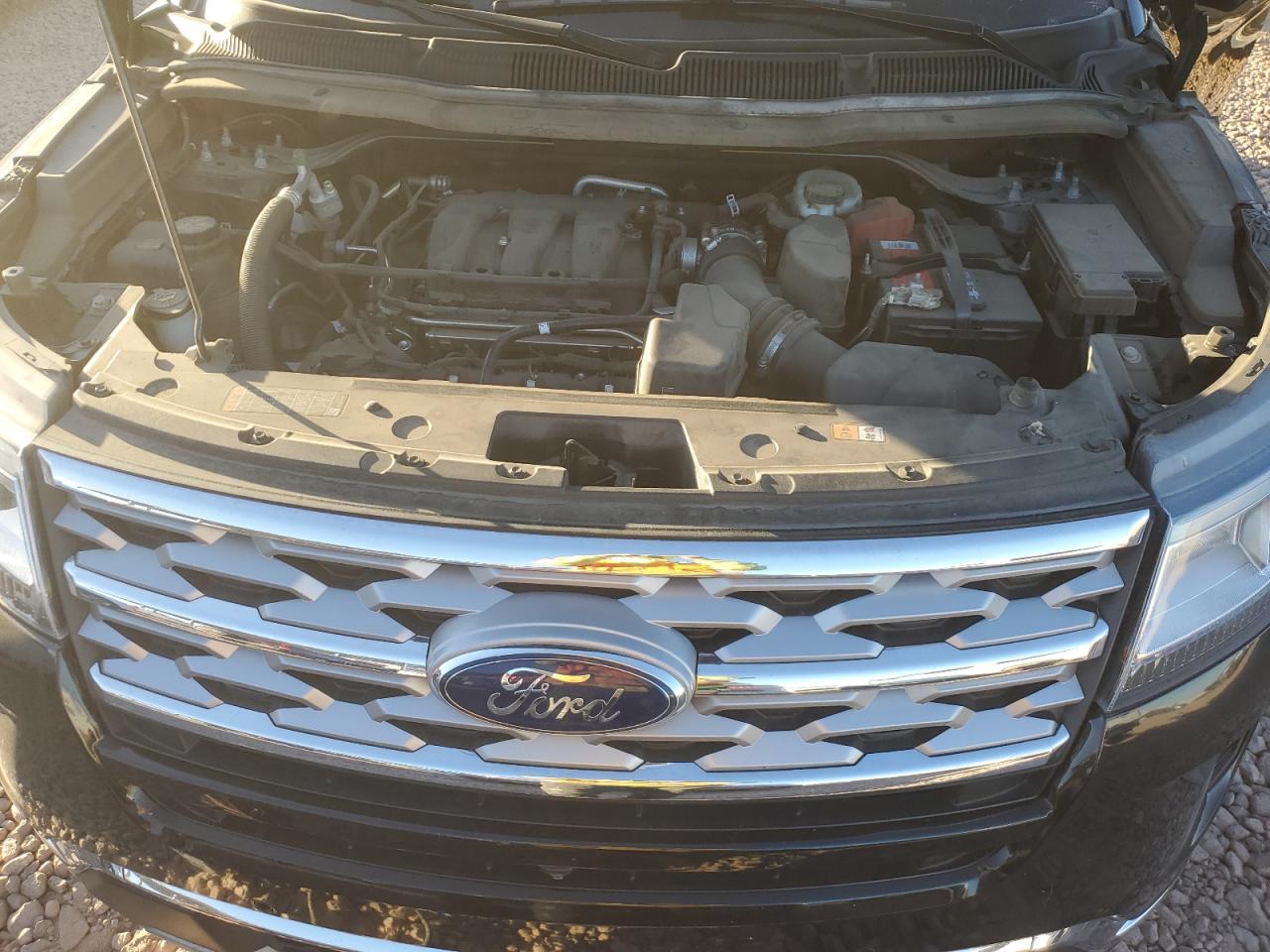 2019 Ford Explorer VIN 1FM5K7F89KGB13277 Copart auction photo, front end / side damage thumbnail 12