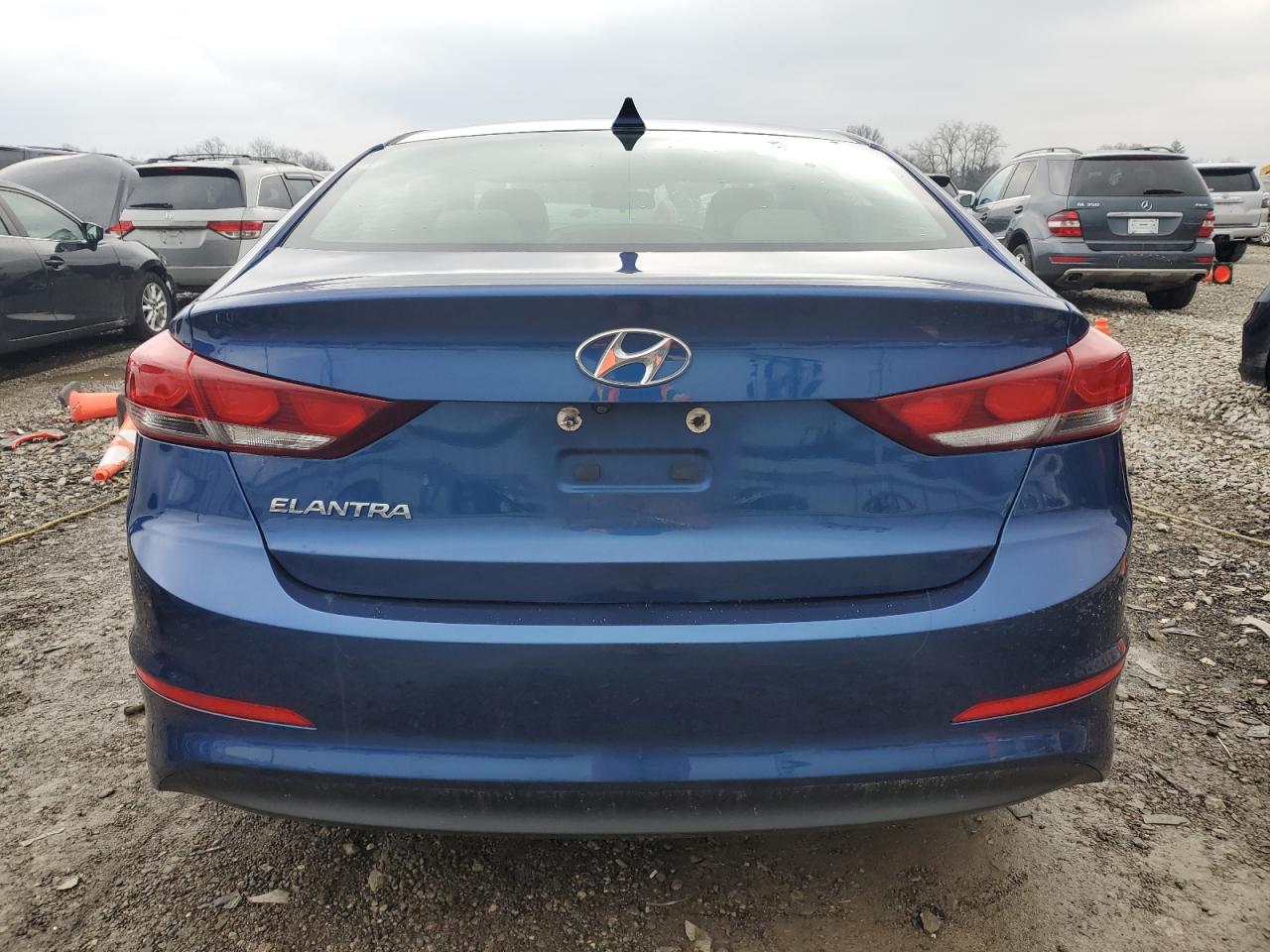 2017 Hyundai Elantra VIN 5NPD84LF9HH096176 Copart auction photo, front end damage thumbnail 6