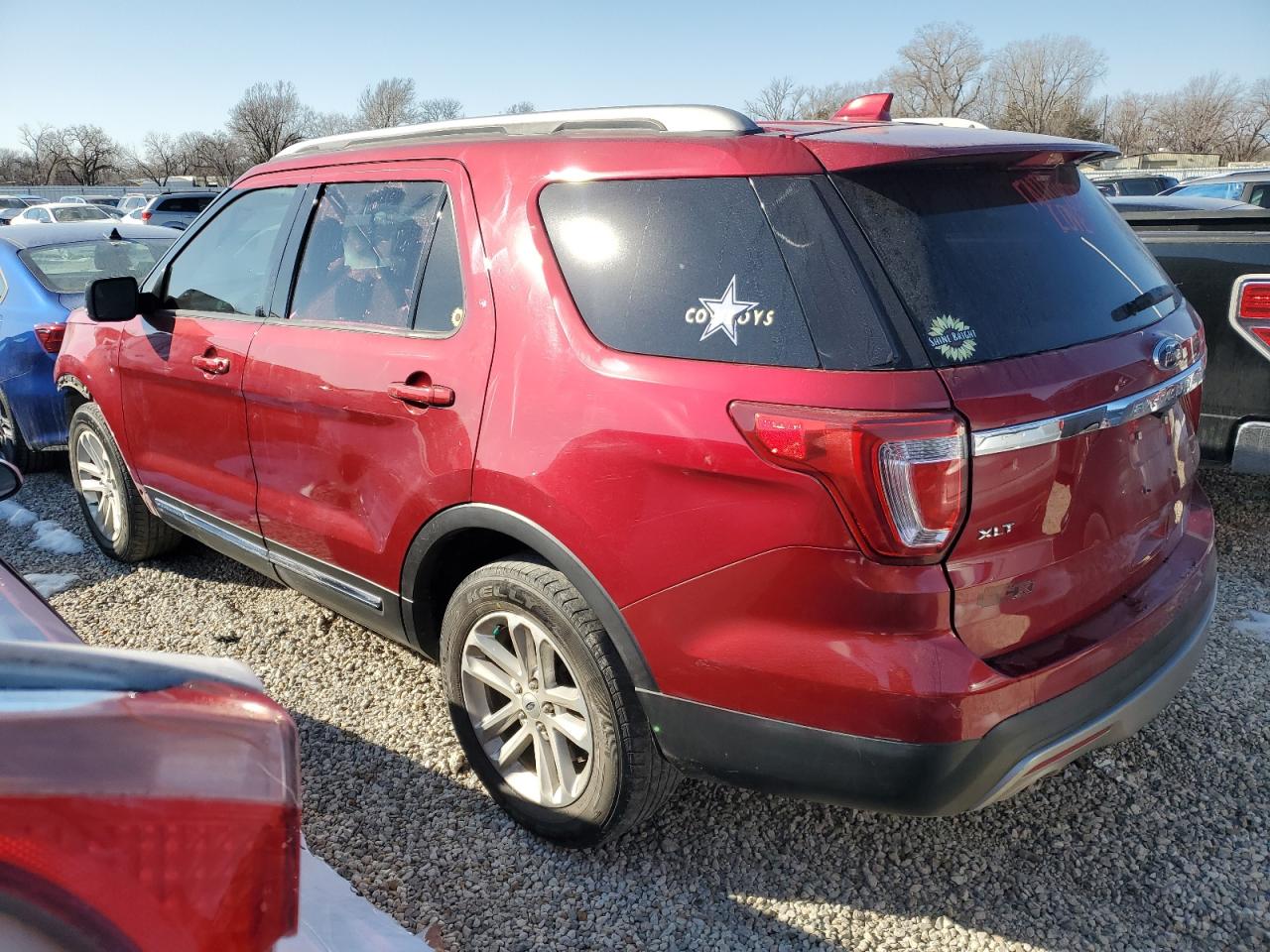 2017 Ford Explorer VIN 1FM5K7D82HGA75077 Copart auction photo, front end damage thumbnail 2