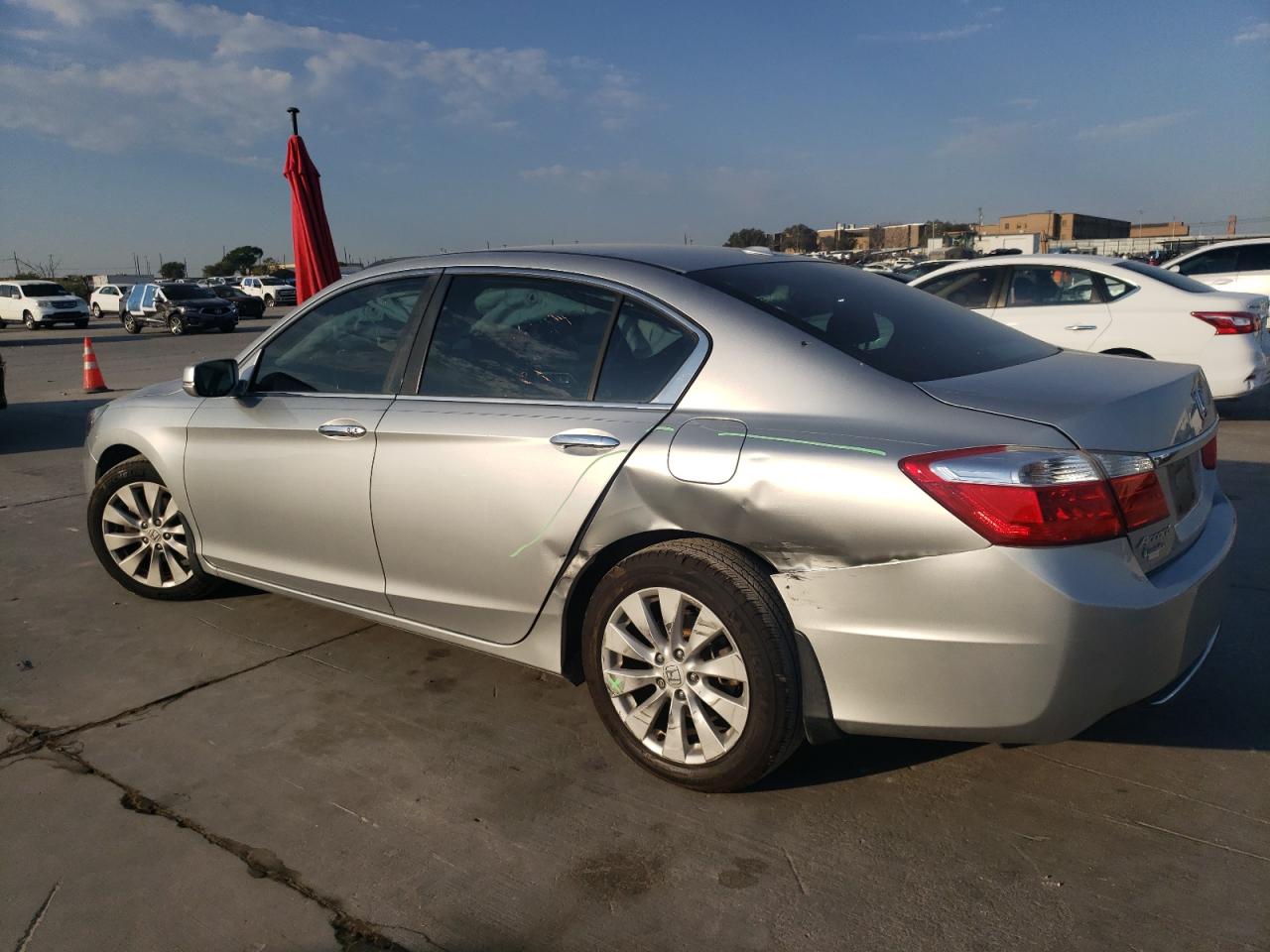 2014 Honda Accord VIN 1HGCR2F81EA174612 Copart auction photo, rear end / front end damage thumbnail 2