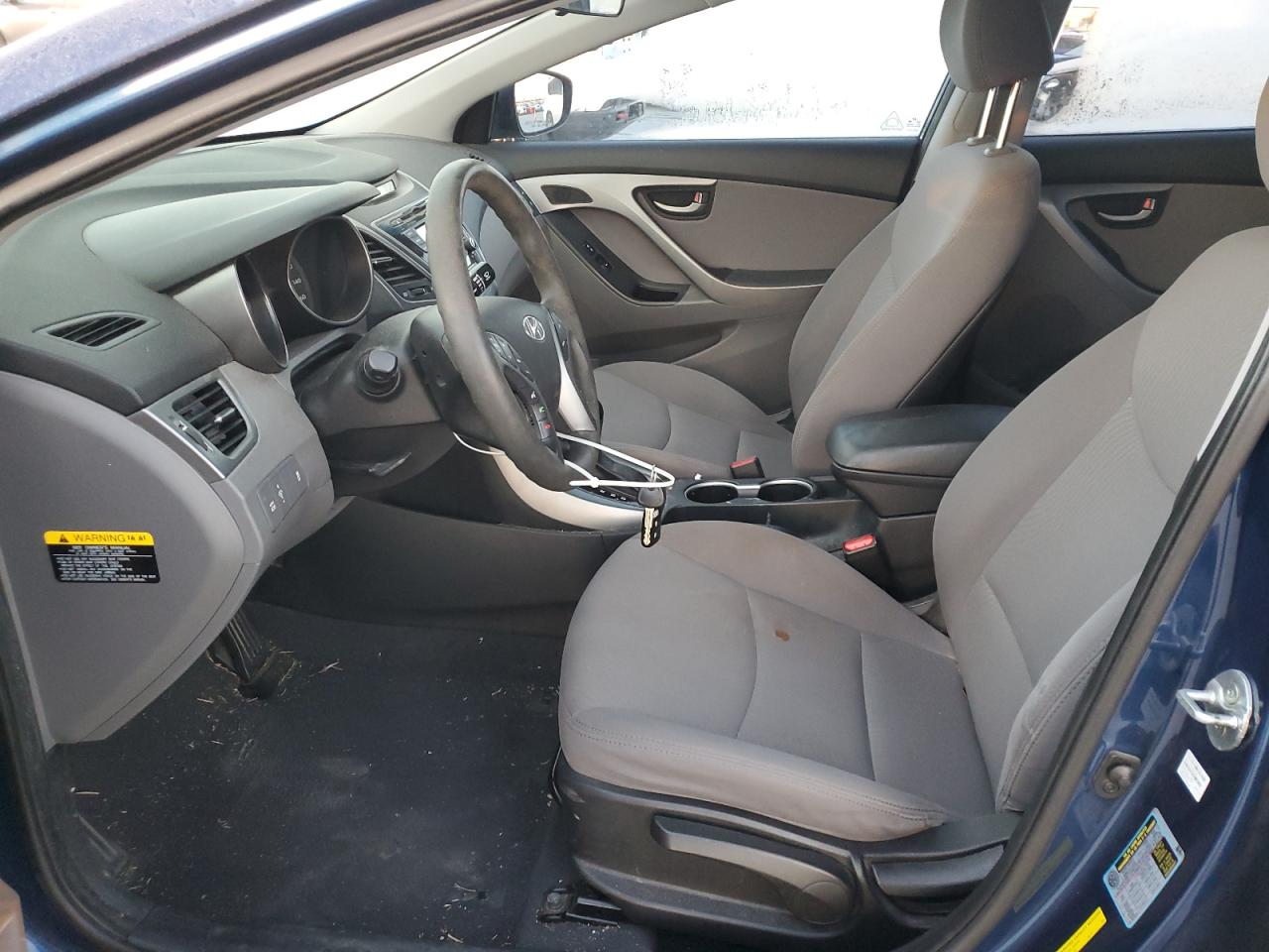 2016 Hyundai Elantra VIN 5NPDH4AE2GH718299 Copart auction photo, mechanical damage thumbnail 7