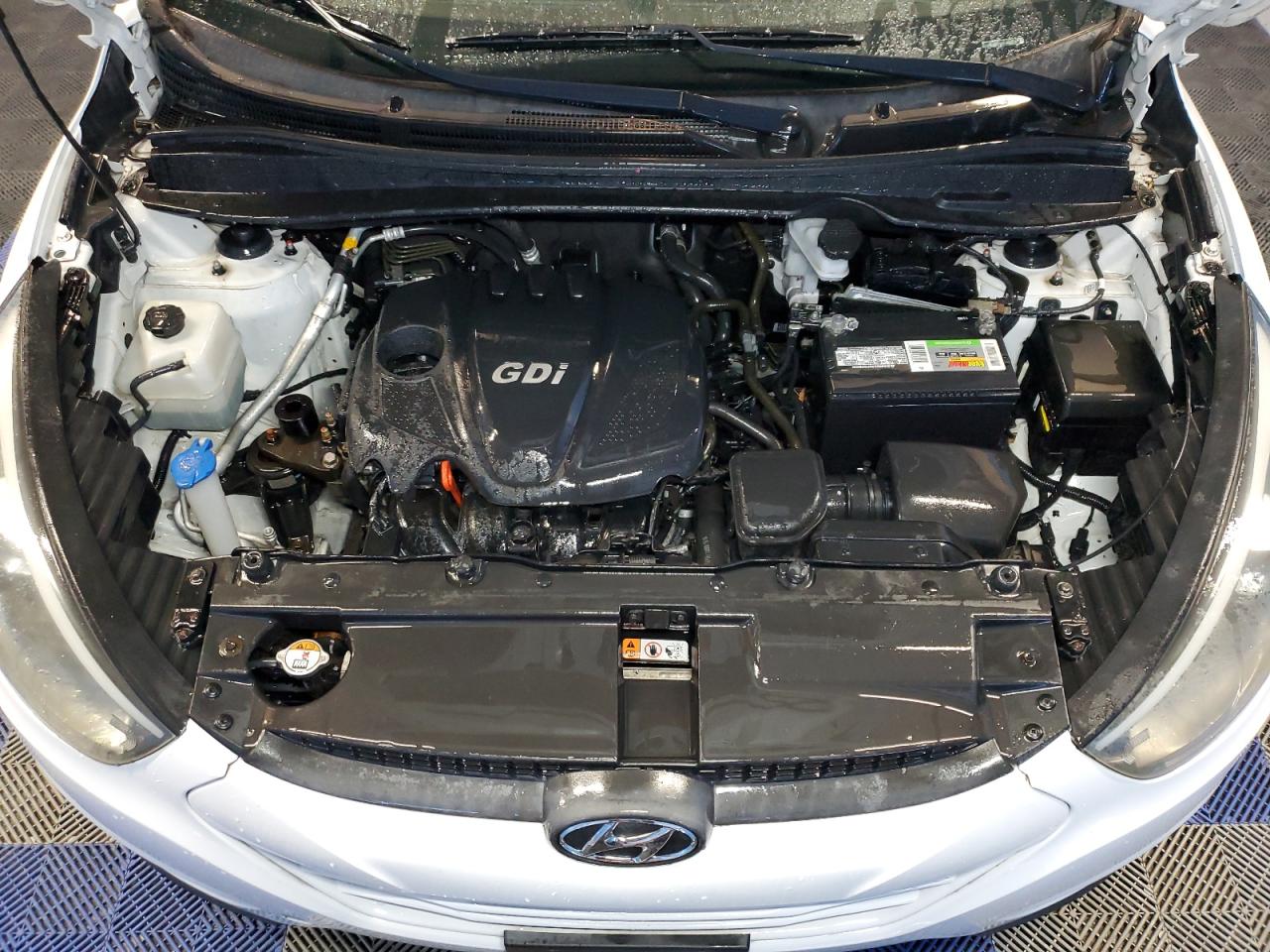 2015 Hyundai Tucson VIN KM8JUCAG4FU019718 Copart auction photo, front end / side damage thumbnail 12