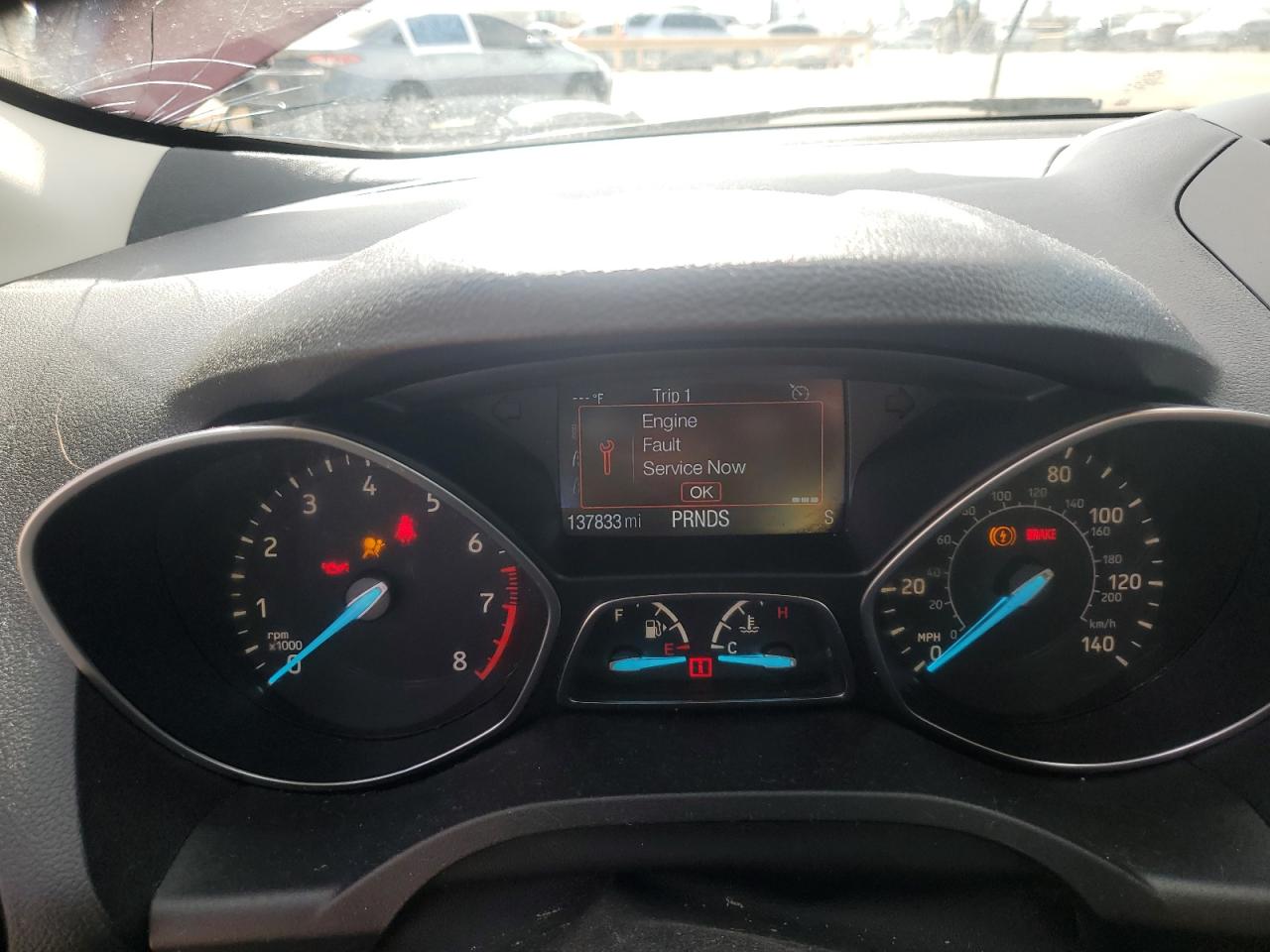 2017 Ford Escape VIN 1FMCU0G98HUE24127 Copart auction photo, front end damage thumbnail 9