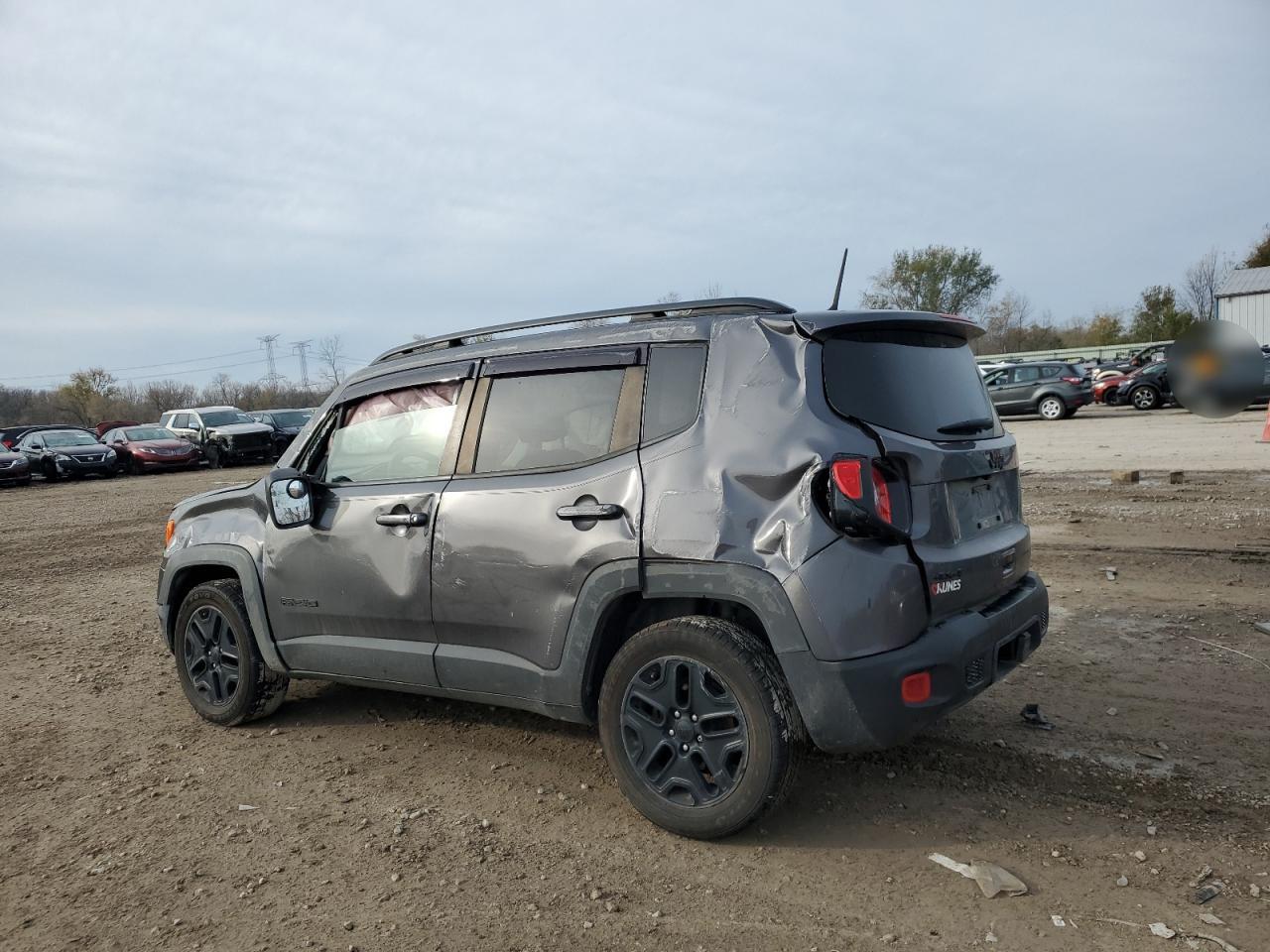 2018 Jeep Renegade VIN ZACCJBAB4JPJ05607 Copart auction photo, all over damage thumbnail 2