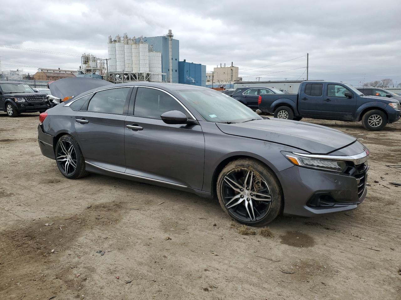 2021 Honda Accord VIN 1HGCV2F91MA004267 Copart auction photo, all over damage thumbnail 4