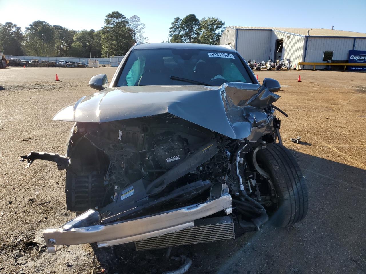 2023 Audi Q5 VIN WA1EAAFY9P2007852 Copart auction photo, front end / side damage thumbnail 5