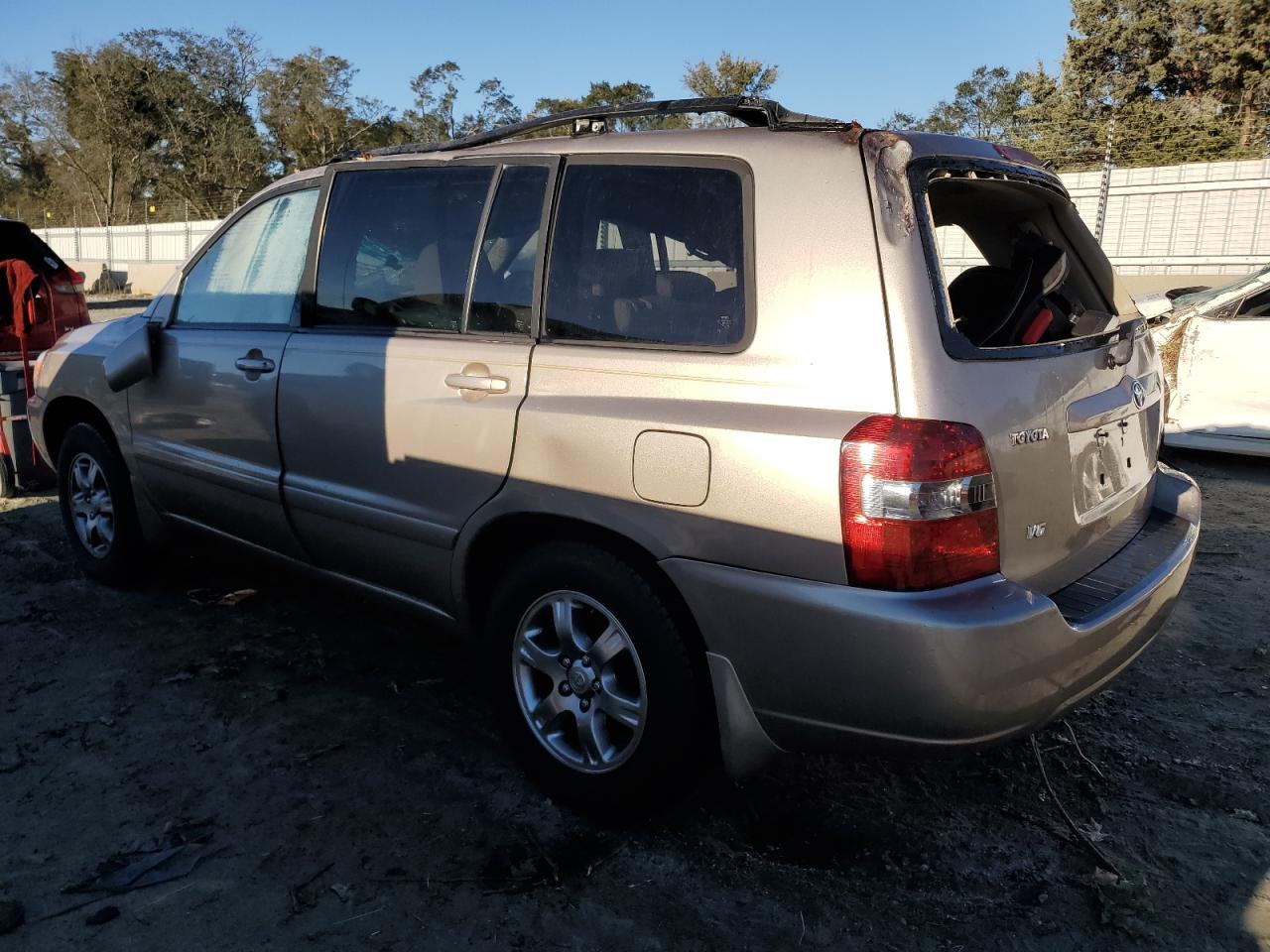 2006 Toyota Highlander VIN JTEDP21A660115674 Copart auction photo, top/roof damage thumbnail 2