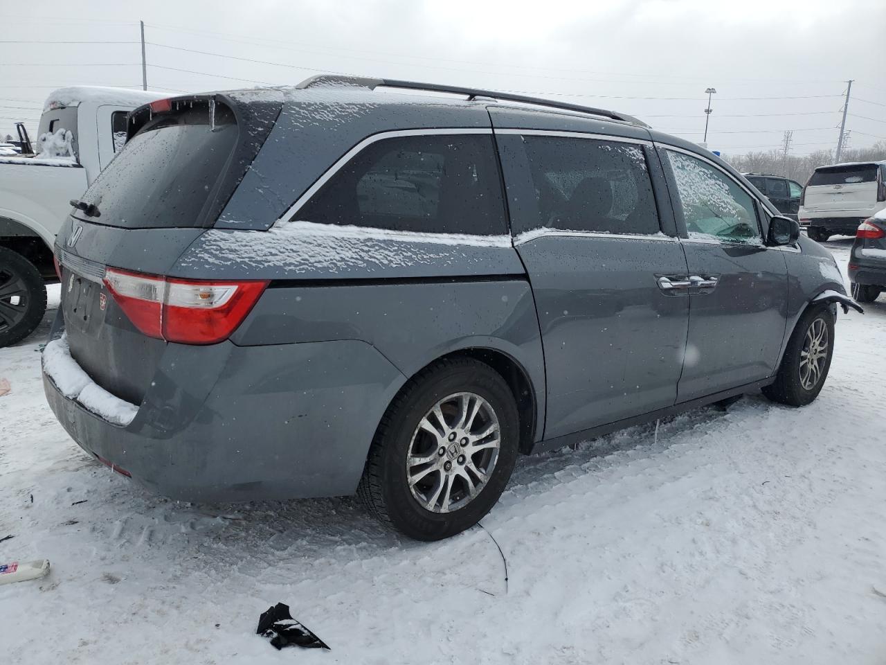 2012 Honda Odyssey VIN 5FNRL5H4XCB032141 Copart auction photo, front end damage thumbnail 3