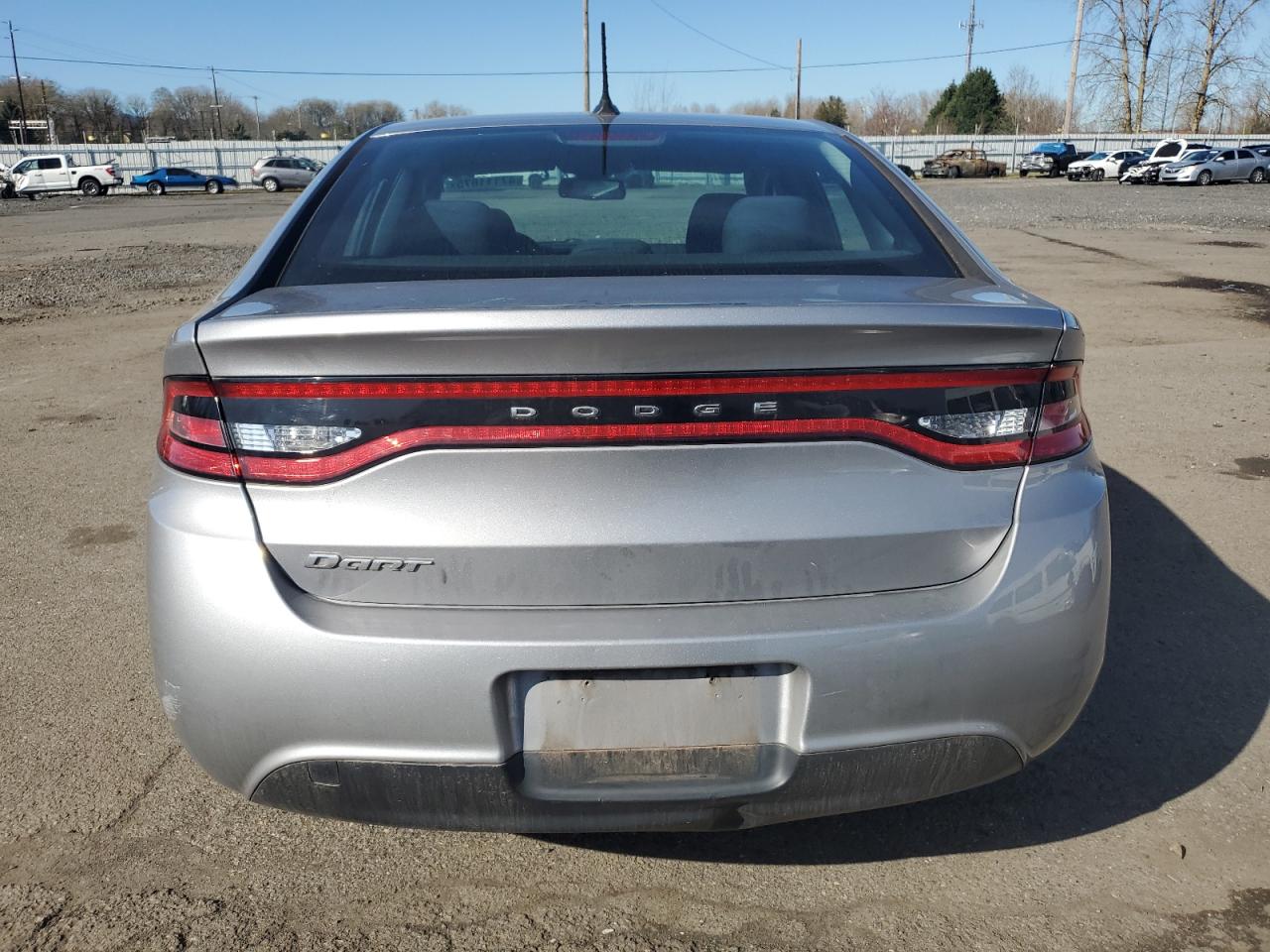 2015 Dodge Dart VIN 1C3CDFAA6FD433128 Copart auction photo, side damage thumbnail 6