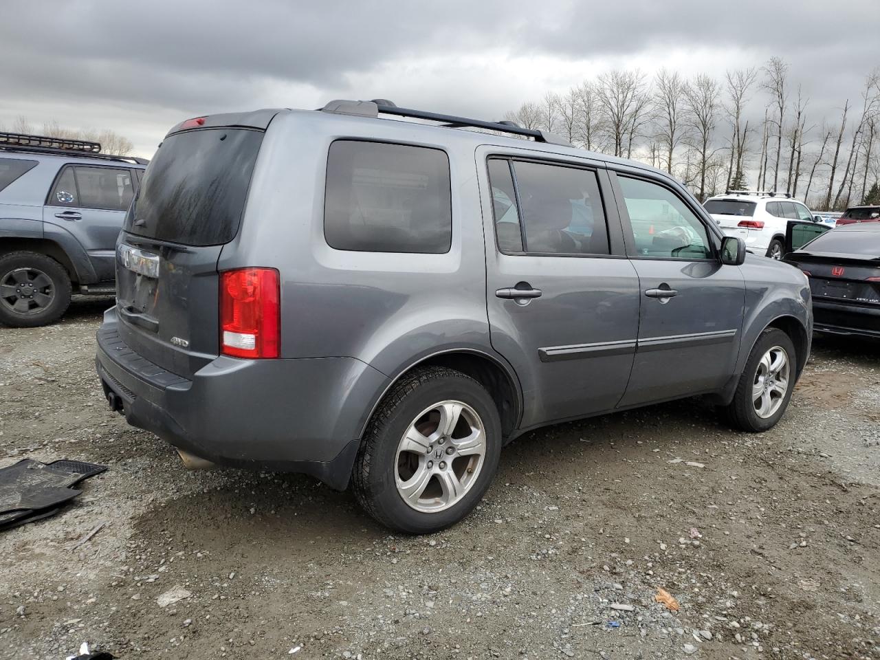2012 Honda Pilot VIN 5FNYF4H49CB004294 Copart auction photo, front end damage thumbnail 3