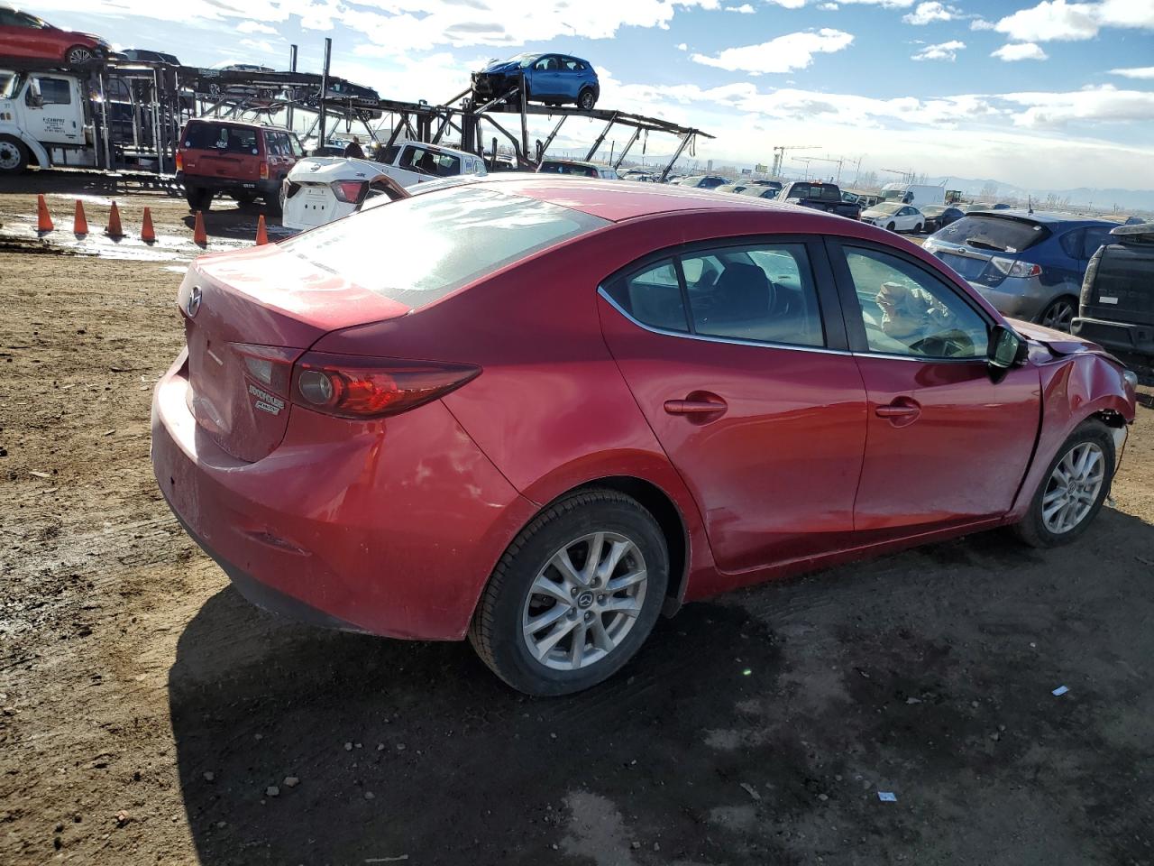 2017 Mazda 3 VIN 3MZBN1U72HM123554 Copart auction photo, all over damage thumbnail 3