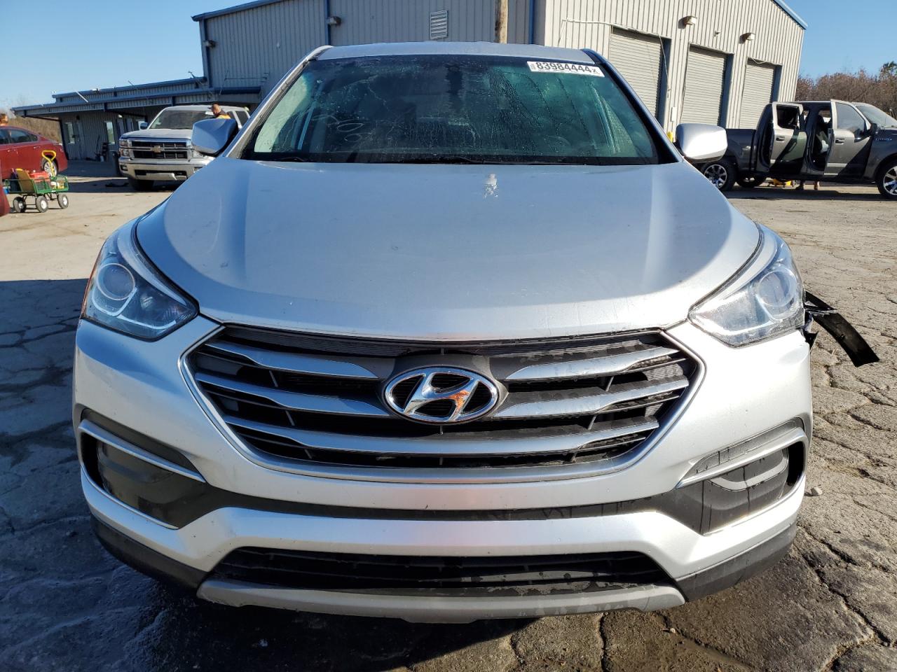 2018 Hyundai Santa Fe VIN 5XYZT3LB0JG552820 Copart auction photo, all over damage thumbnail 5