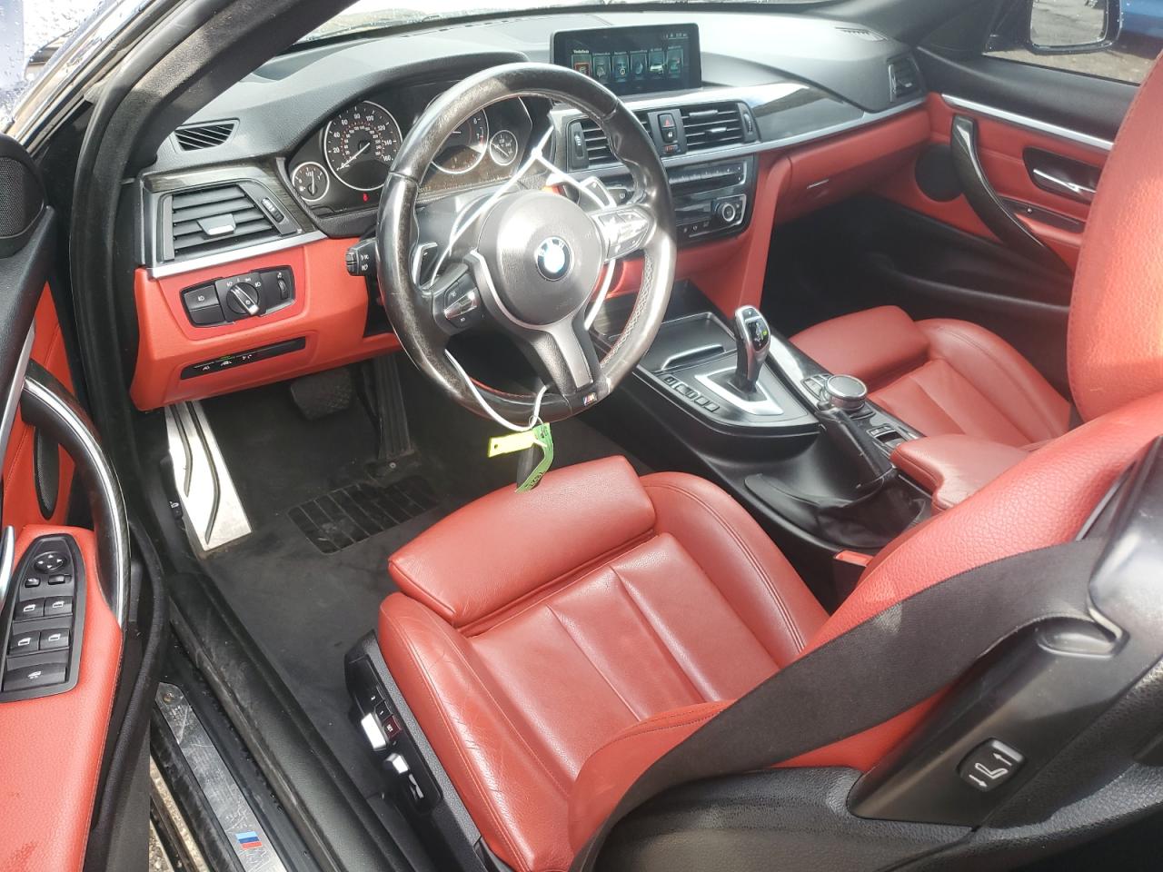 2017 BMW 4er VIN WBA4U7C35H5J55028 Copart auction photo, side / rear end damage thumbnail 8