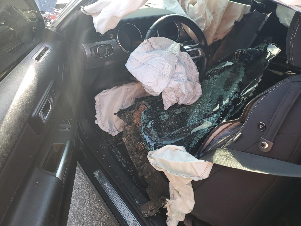 2022 Ford Mustang VIN 1FA6P8CF9N5128418 Copart auction photo, all over damage thumbnail 8