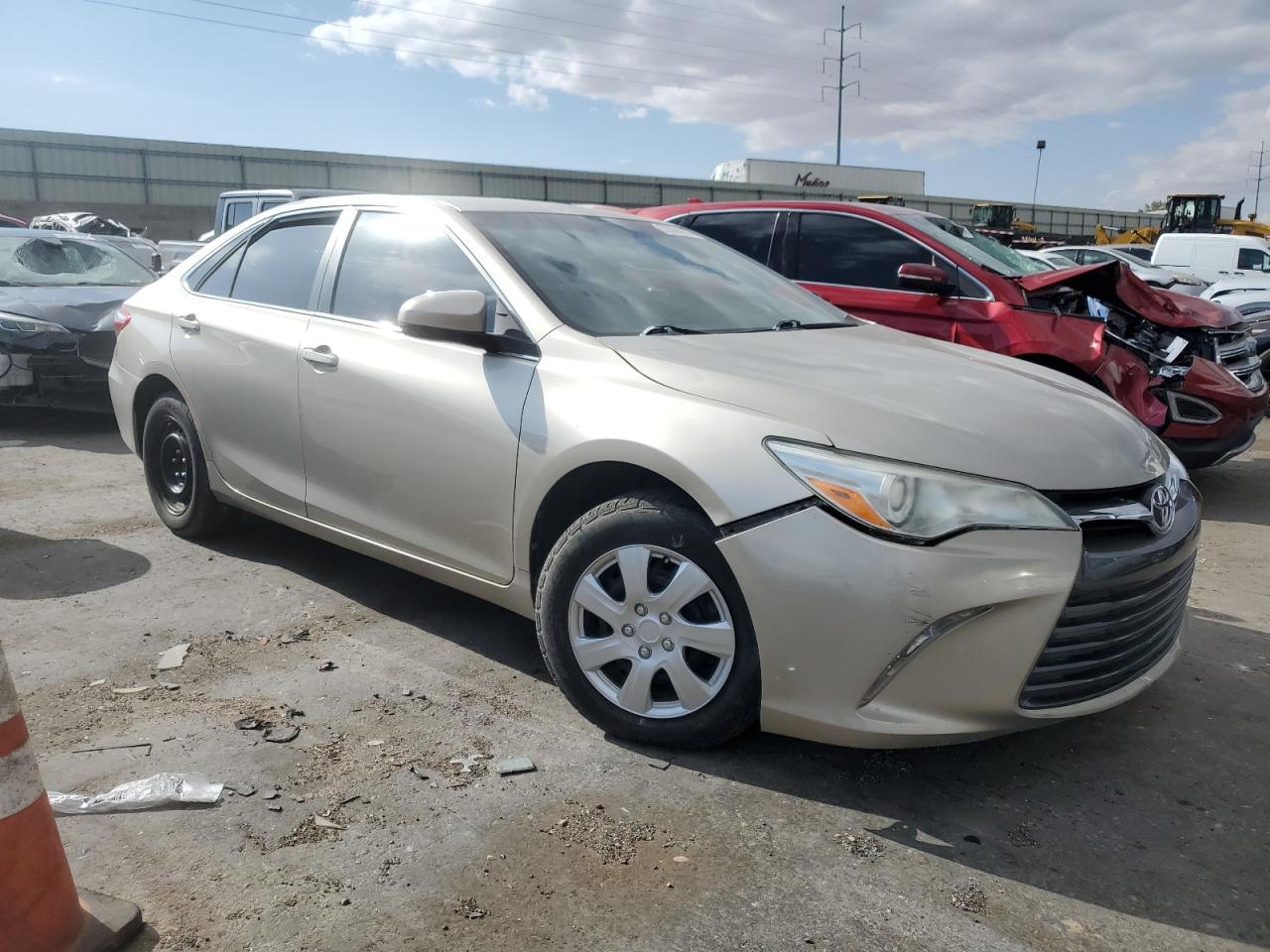 2017 Toyota Camry VIN 4T1BF1FK2HU665388 Copart auction photo, vandalism / all over damage thumbnail 4