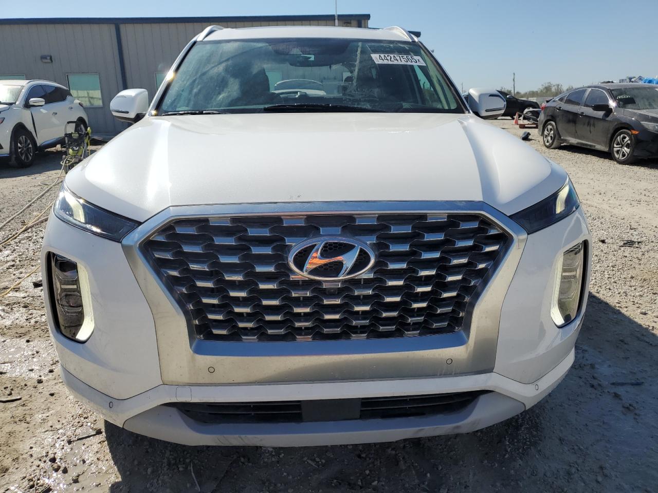 2022 Hyundai Palisade VIN KM8R54HE1NU449327 Copart auction photo, rear end damage thumbnail 5